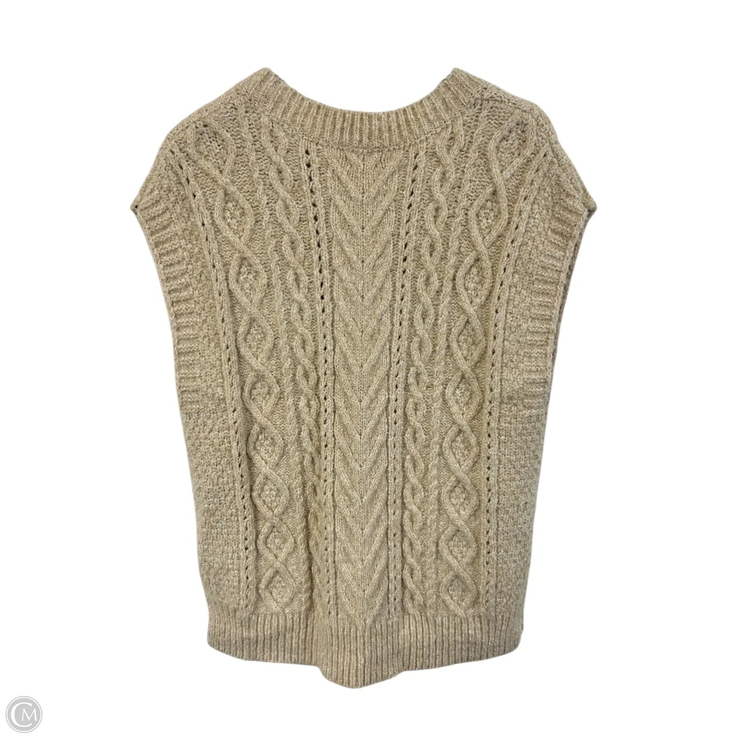 Vest Sweater By Allie Rose In Cream, Size: S