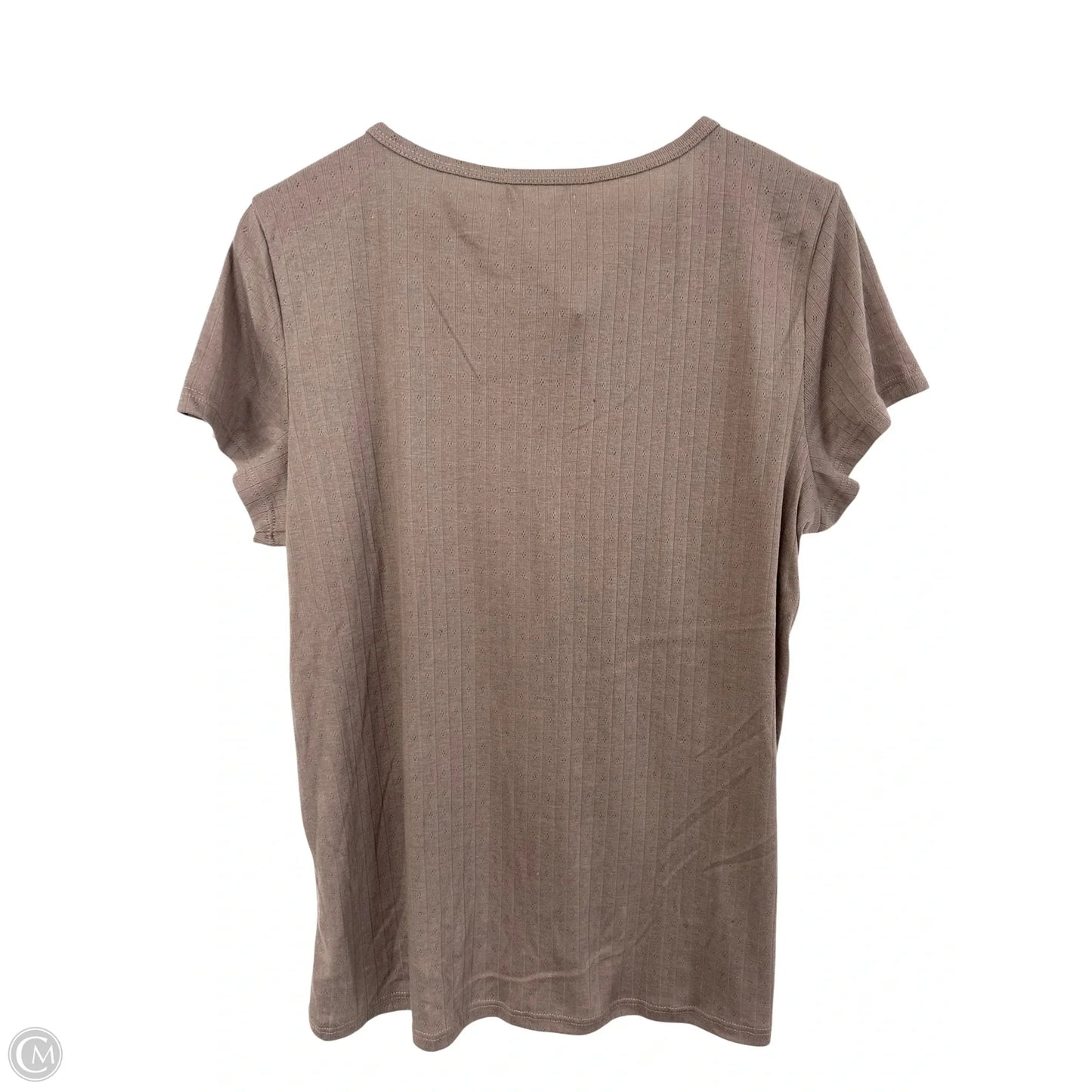 Top Short Sleeve Basic By Maurices In Mauve, Size: Xxl