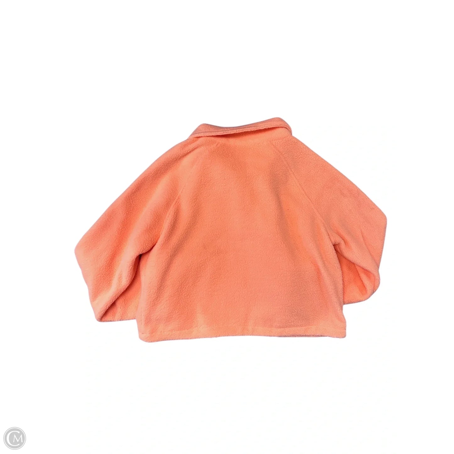 Jacket Fleece By Pol In Orange, Size: S