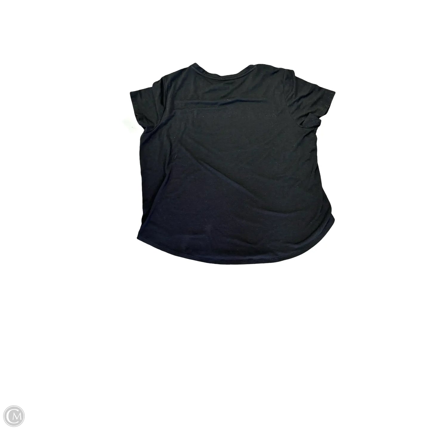 Top Short Sleeve Basic By Clothes Mentor In Black, Size: 1x