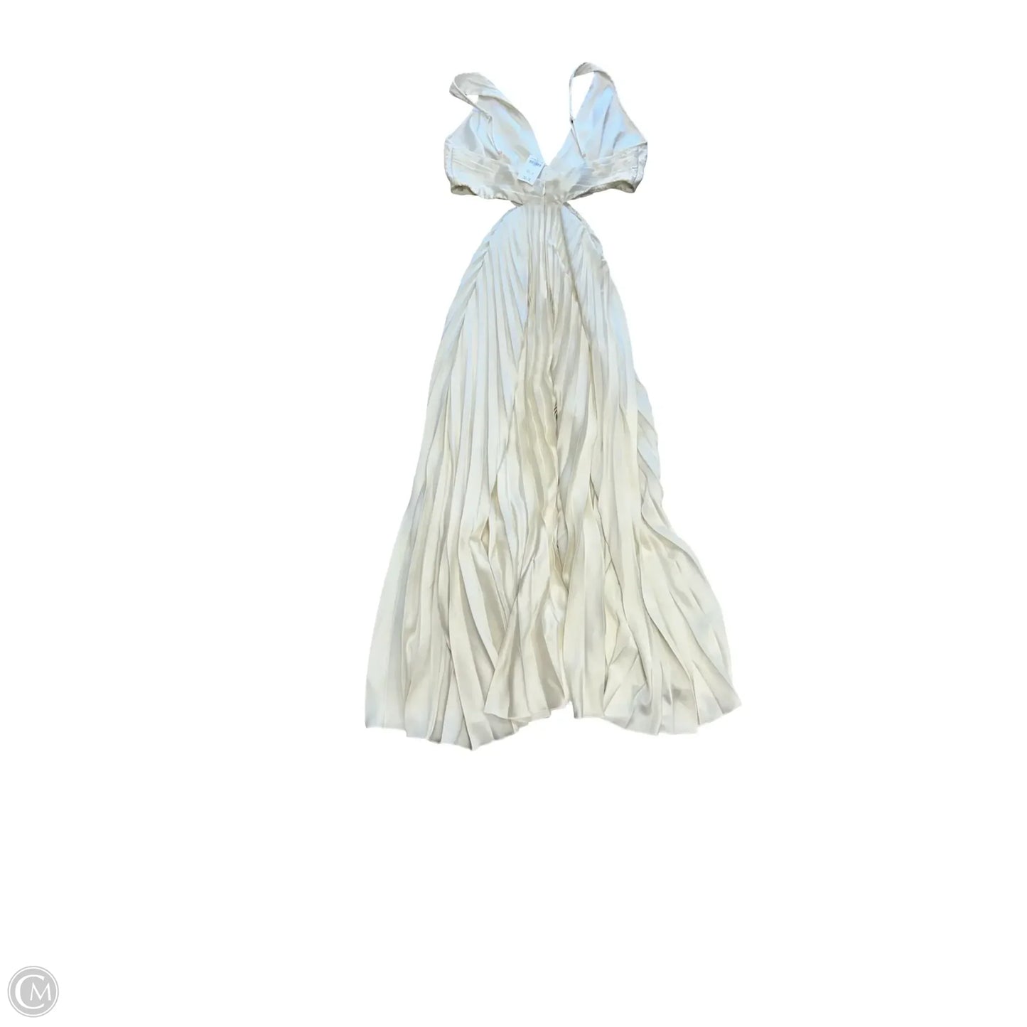 Dress Party Long By Abercrombie And Fitch In Cream, Size: L