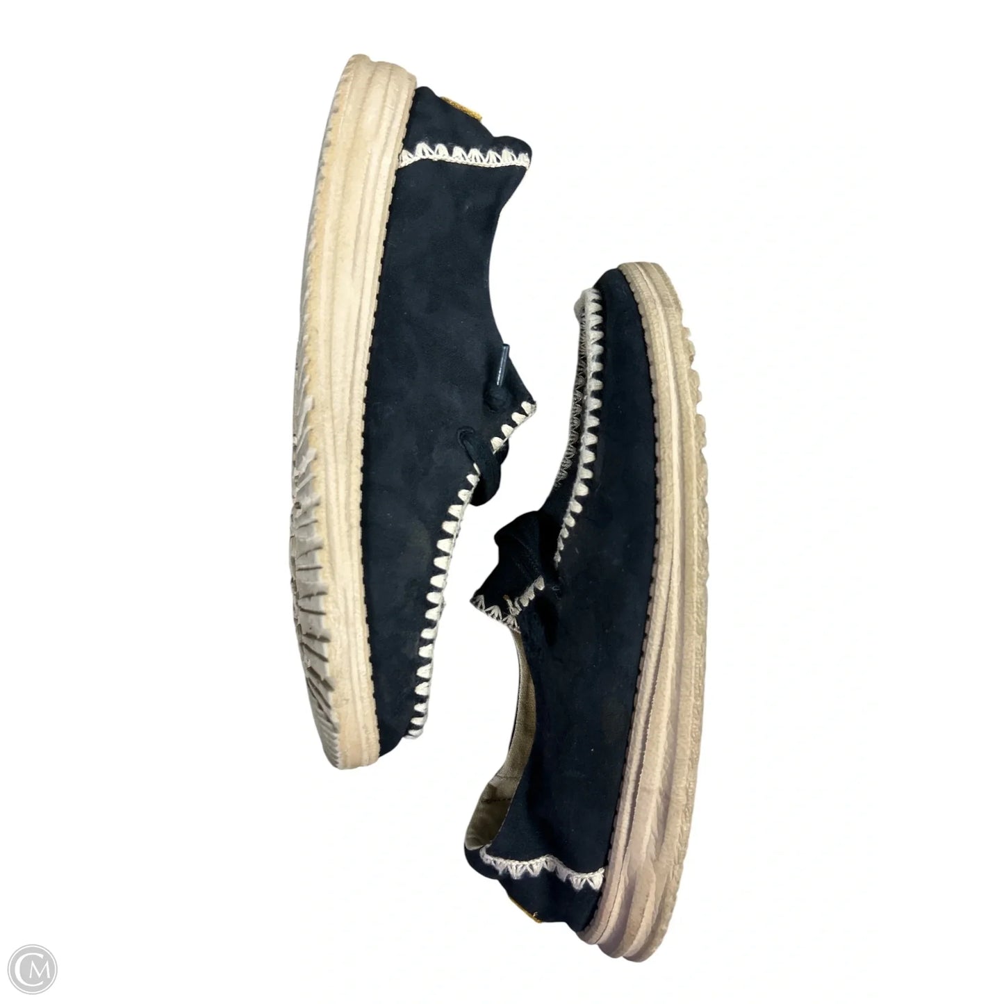 Shoes Flats By Hey Dude In Black, Size: 9