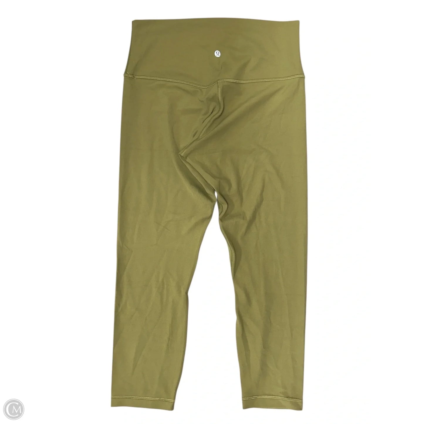 Athletic Leggings By Lululemon In Green, Size: 10