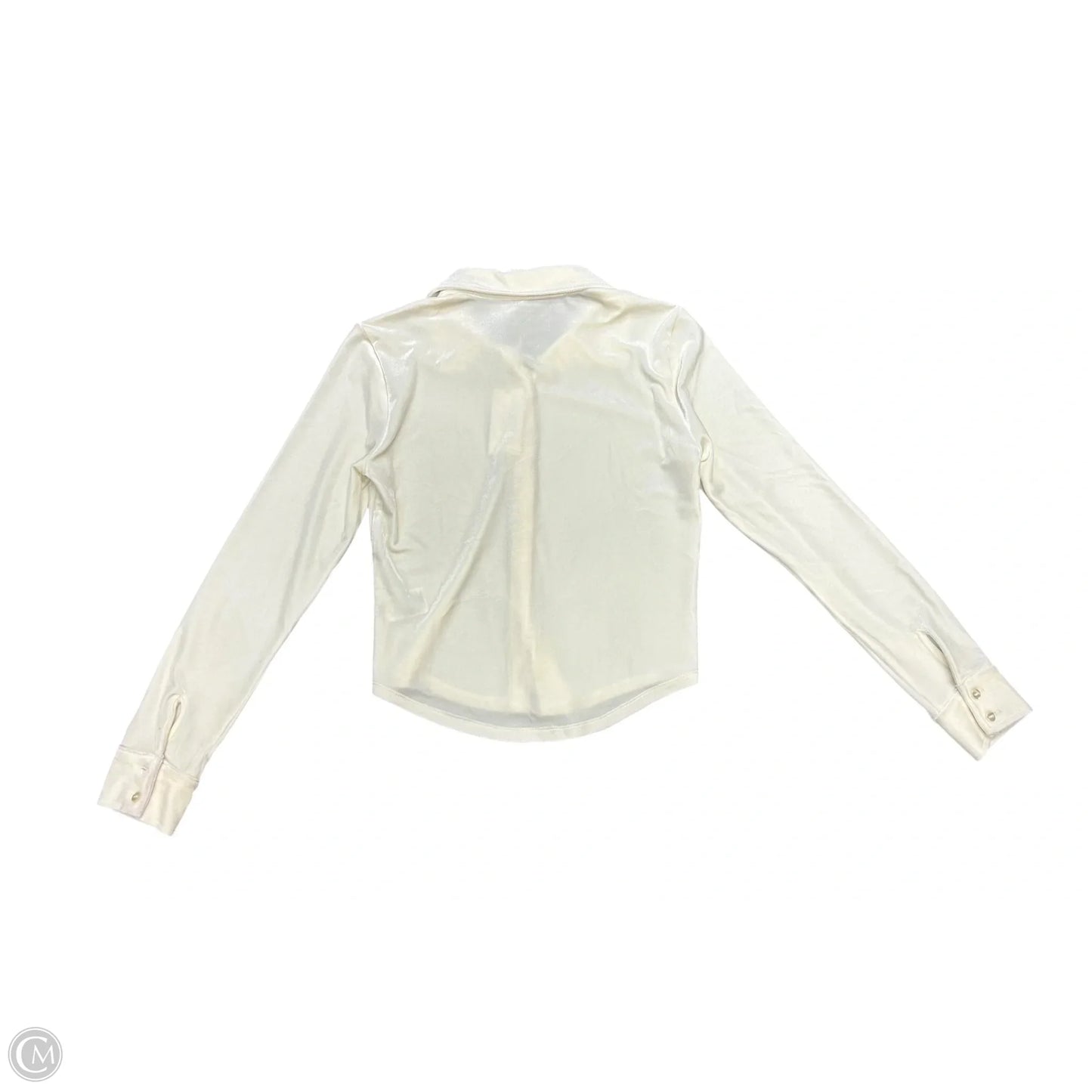 Blouse Long Sleeve By Z Supply In Cream, Size: Xs