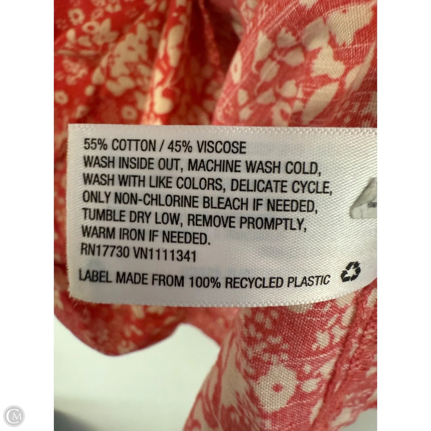 Top 3/4 Sleeve By Knox Rose In Pink, Size: S