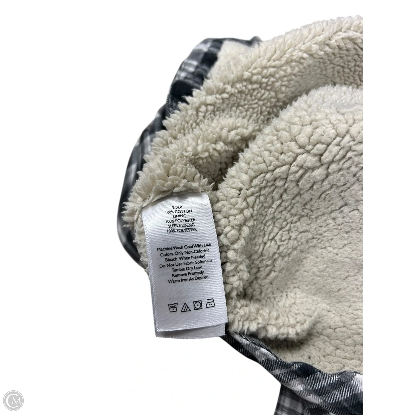 Jacket Shirt By Eddie Bauer In Plaid Pattern, Size: Xs