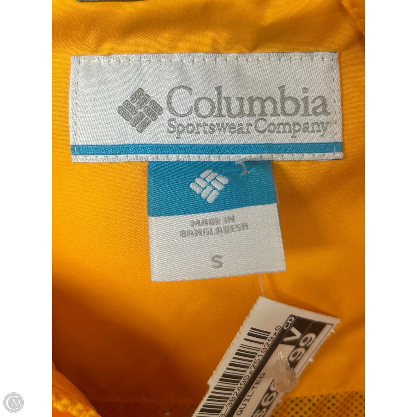 Coat Puffer & Quilted By Columbia In Yellow, Size: S