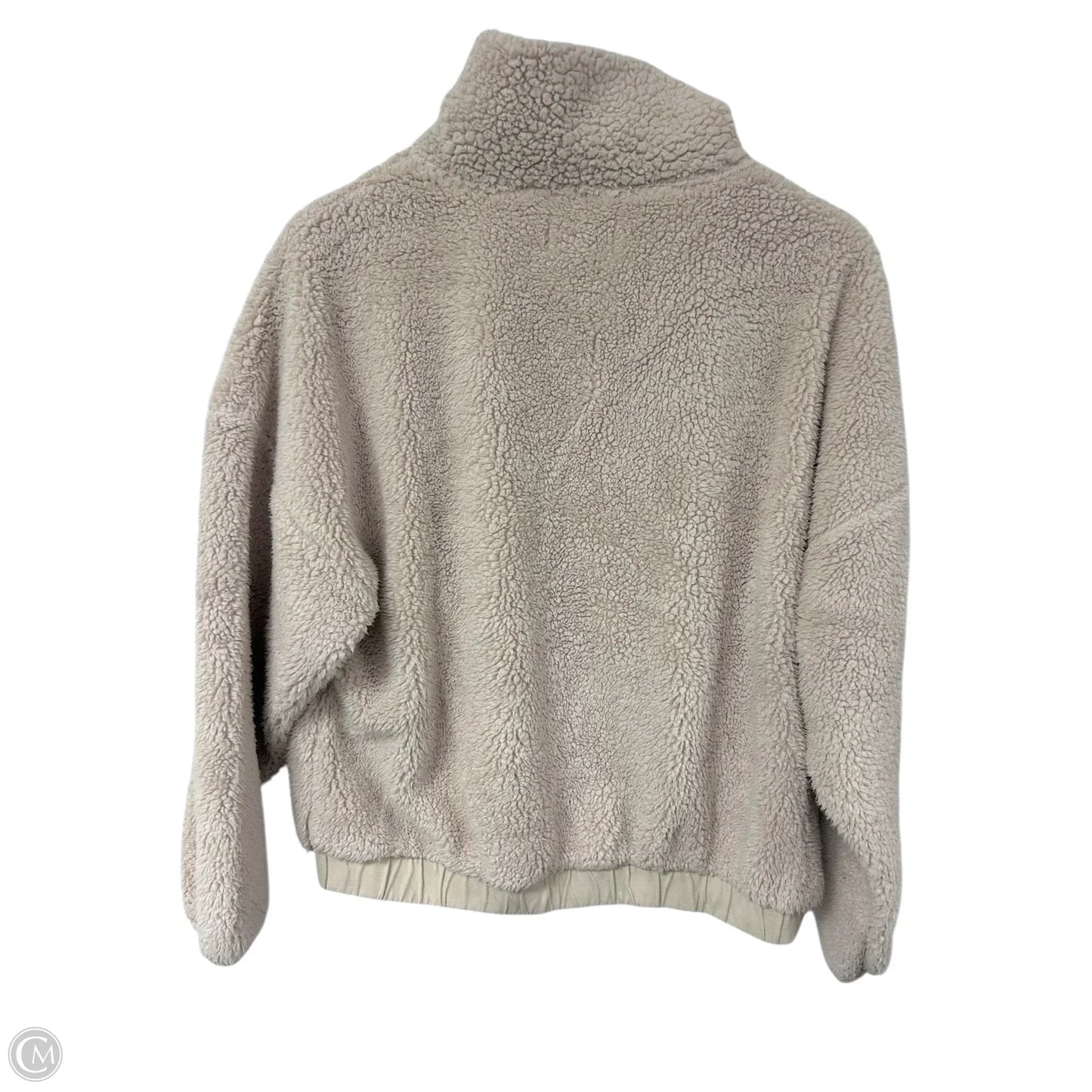 Coat Faux Fur & Sherpa By Z Supply In Cream, Size: S