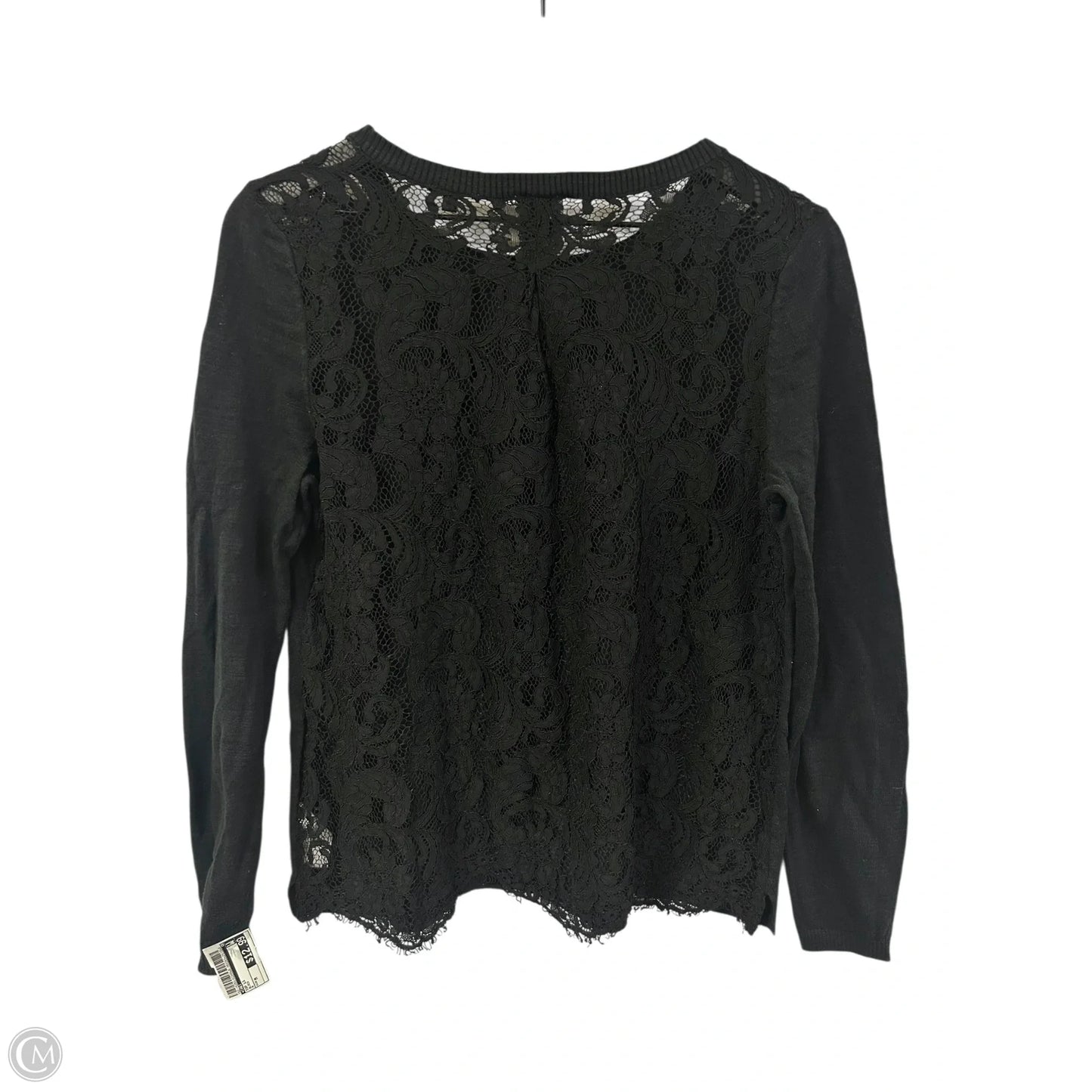 Top Long Sleeve By Cabi In Black, Size: M