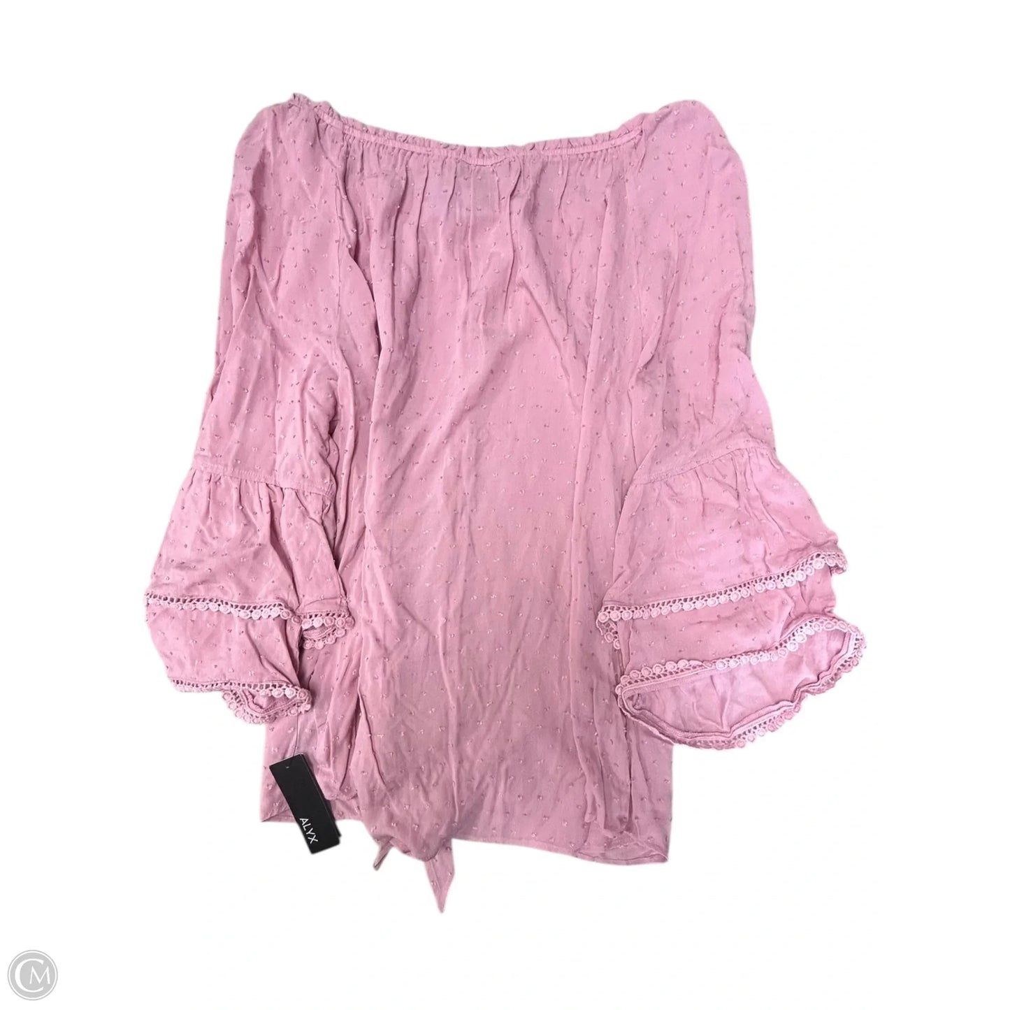 Top Short Sleeve By Alyx In Pink, Size: Xxl
