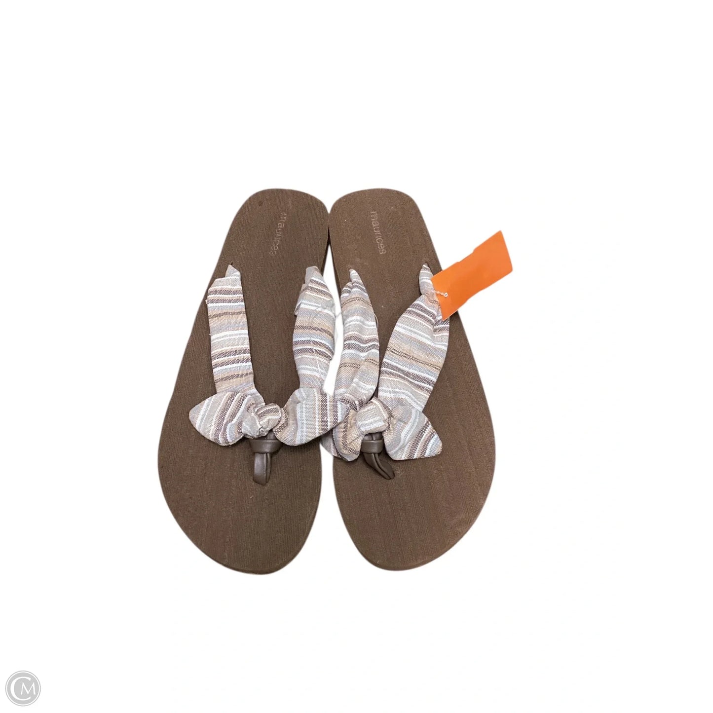 Sandals Flip Flops By Maurices In Brown, Size: 10