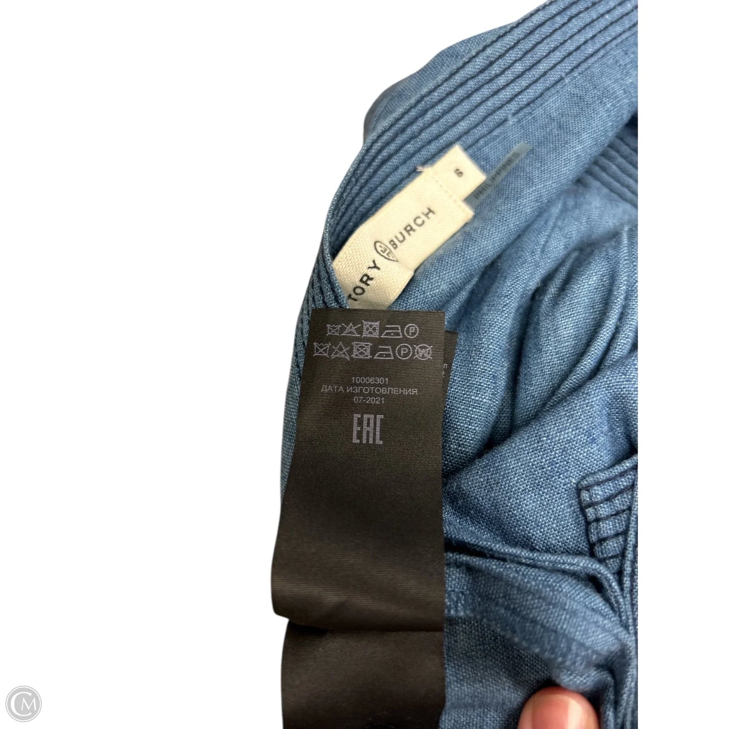 Skirt Designer By Tory Burch In Blue, Size: 6