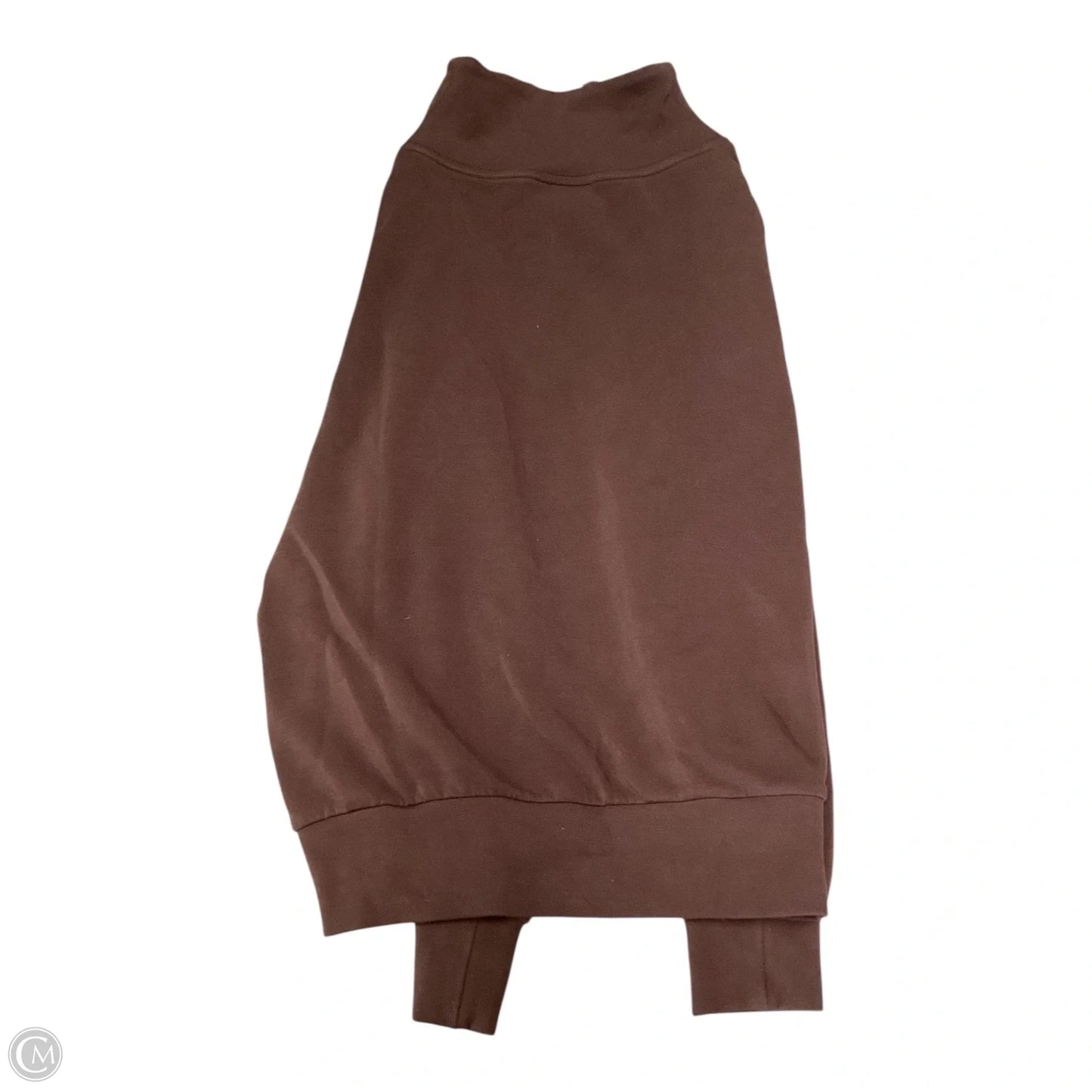 Sweatshirt Collar By Varley In Brown, Size: S