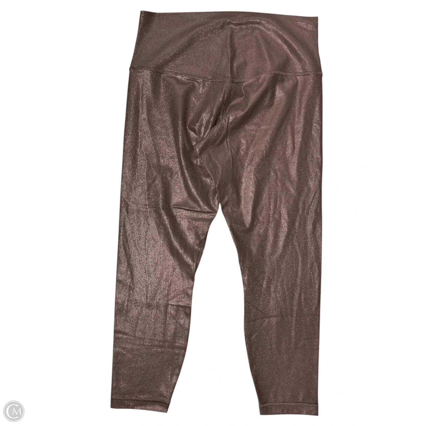 Athletic Leggings By Lululemon In Brown, Size: 12