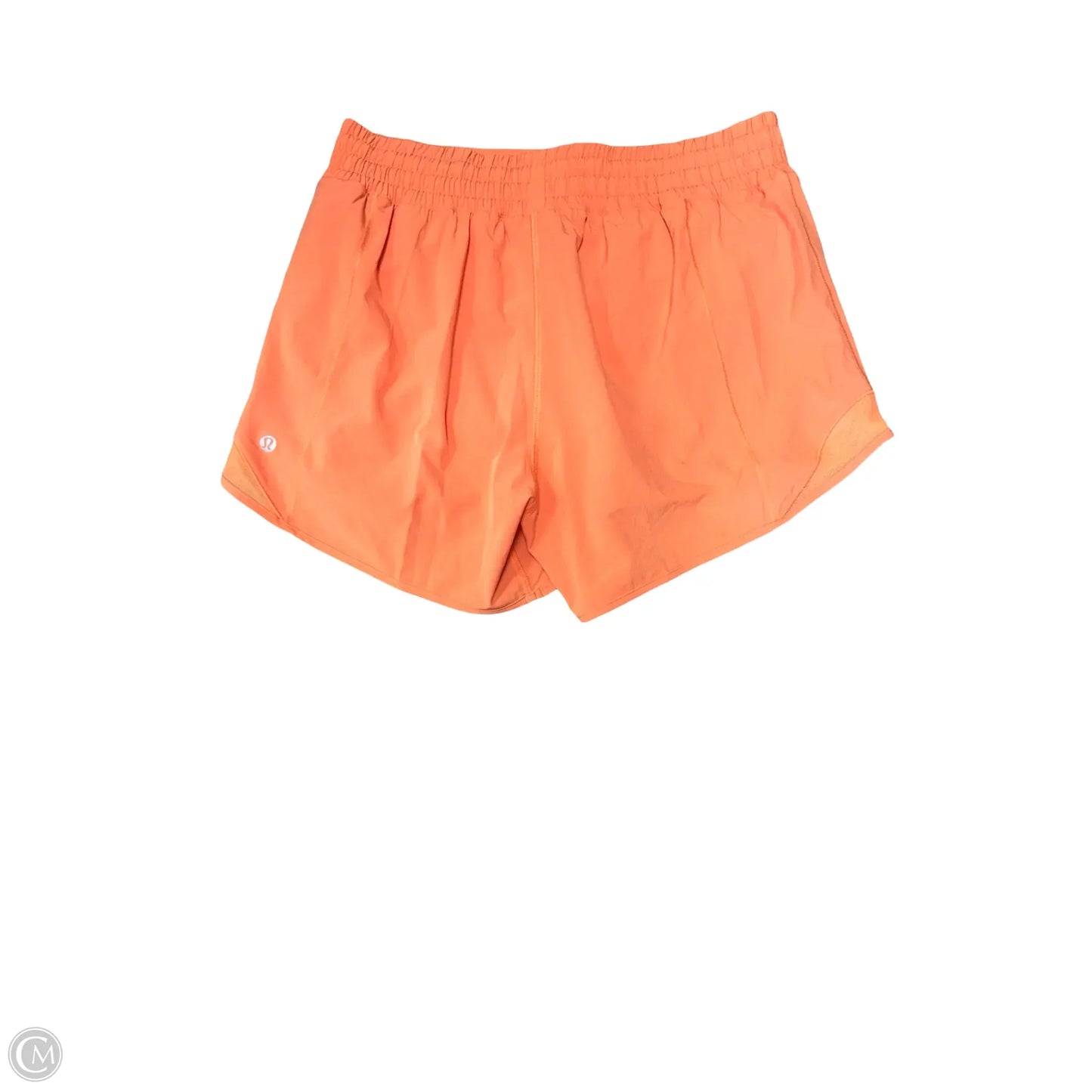 Athletic Shorts By Lululemon In Orange, Size: 8