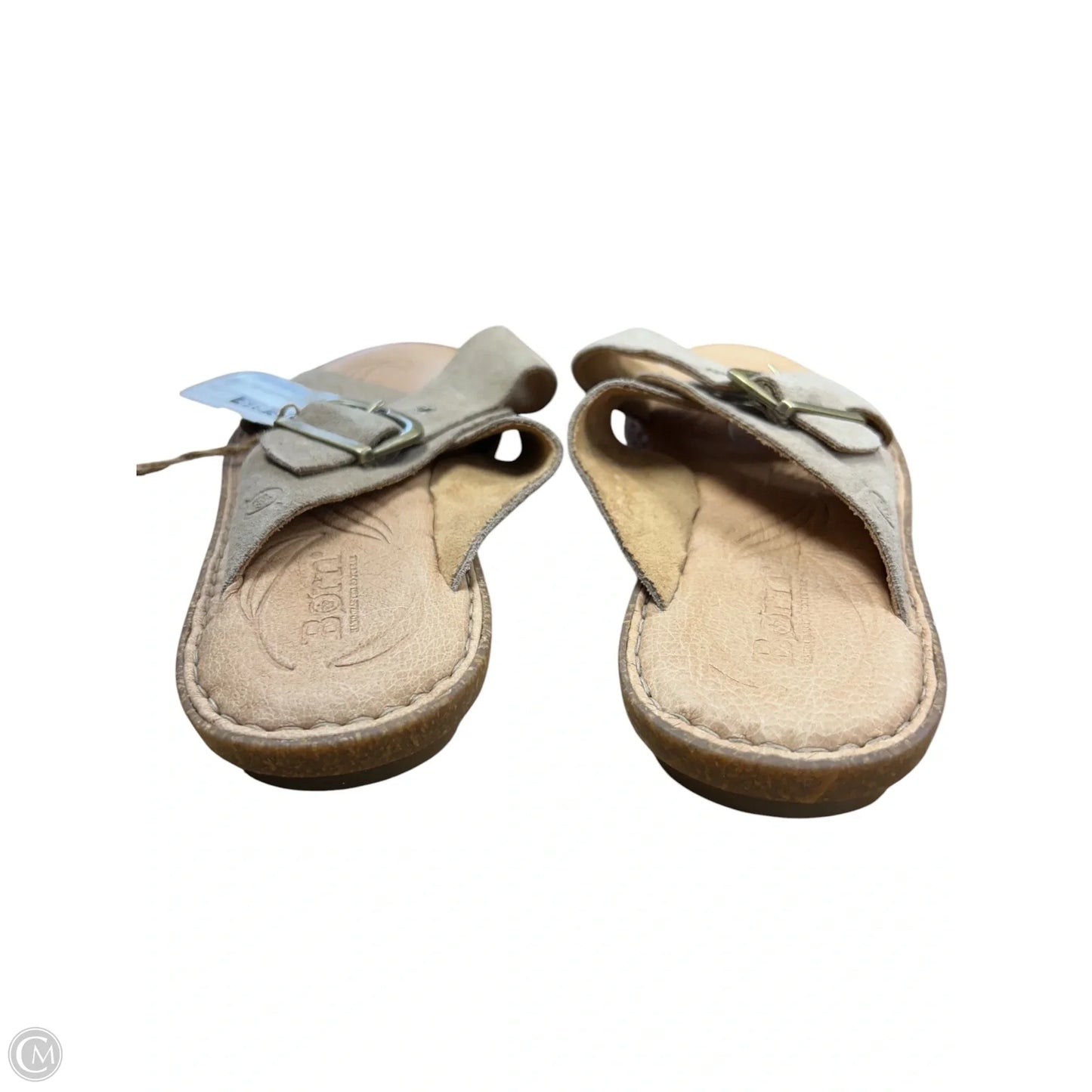 Sandals Flats By Born In Tan, Size: 7
