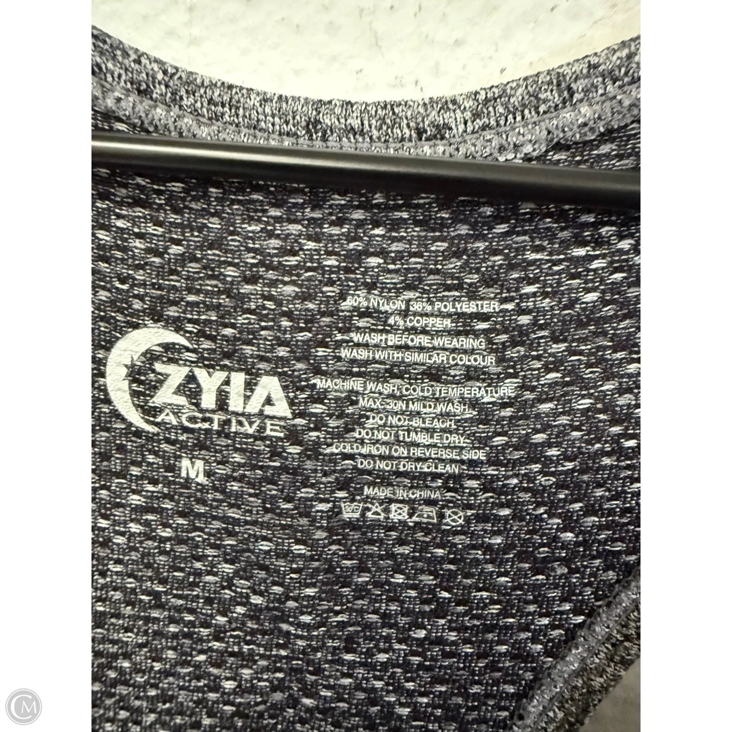 Athletic Tank Top By Zyia In Grey, Size: M