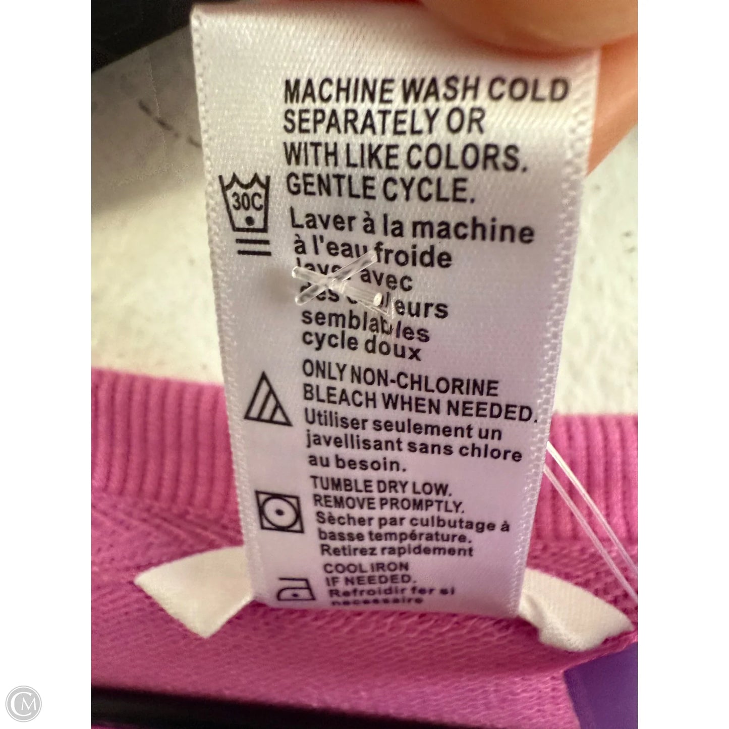 Athletic Top Long Sleeve Crewneck By Jockey In Purple, Size: M