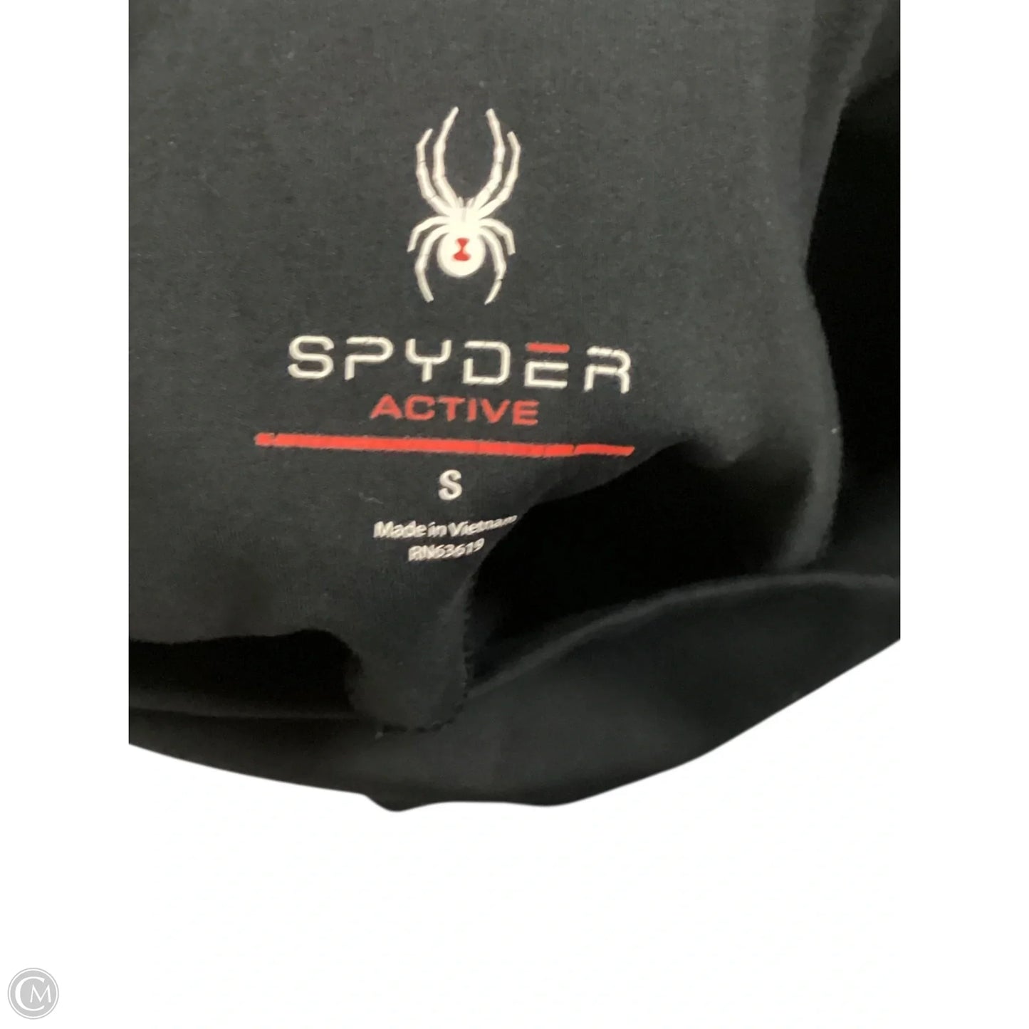 Athletic Leggings By Spyder In Black, Size: S