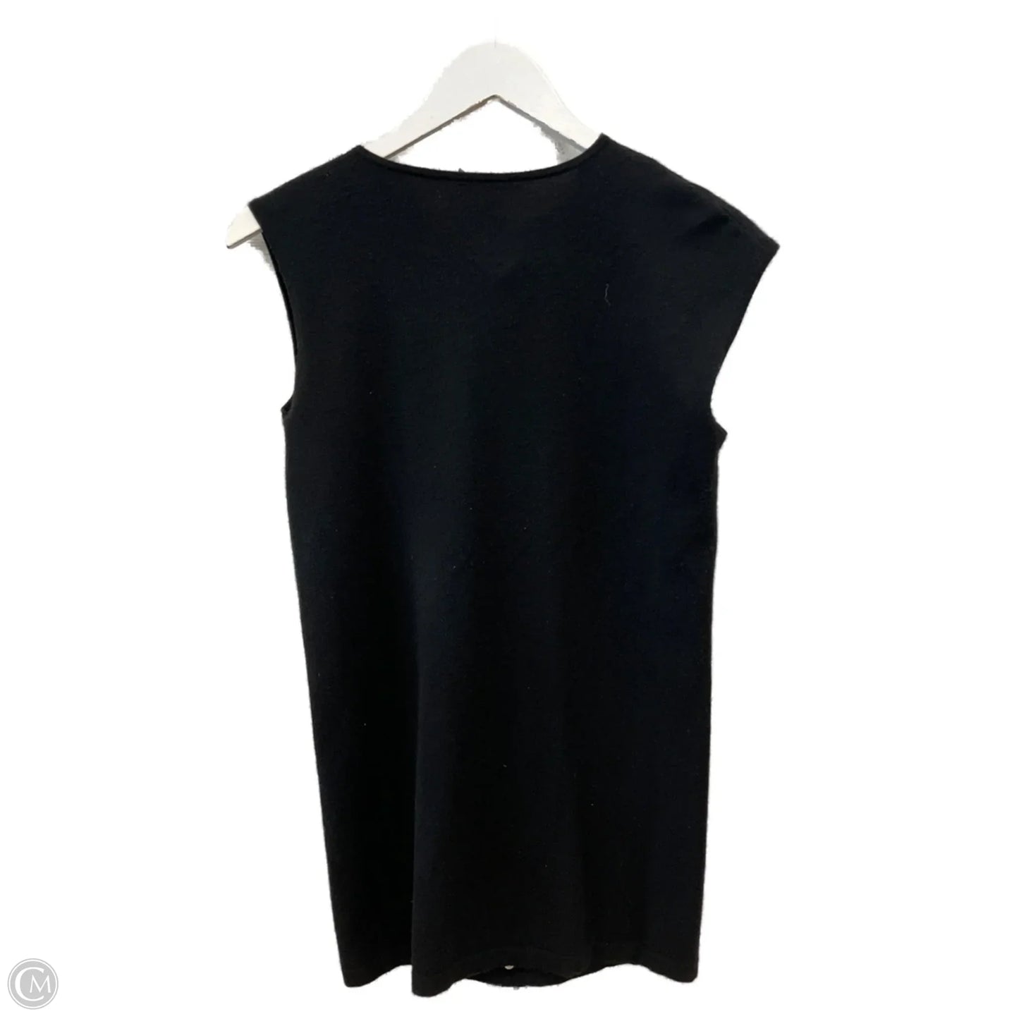 Top Sleeveless By Donna Karan In Black, Size: S