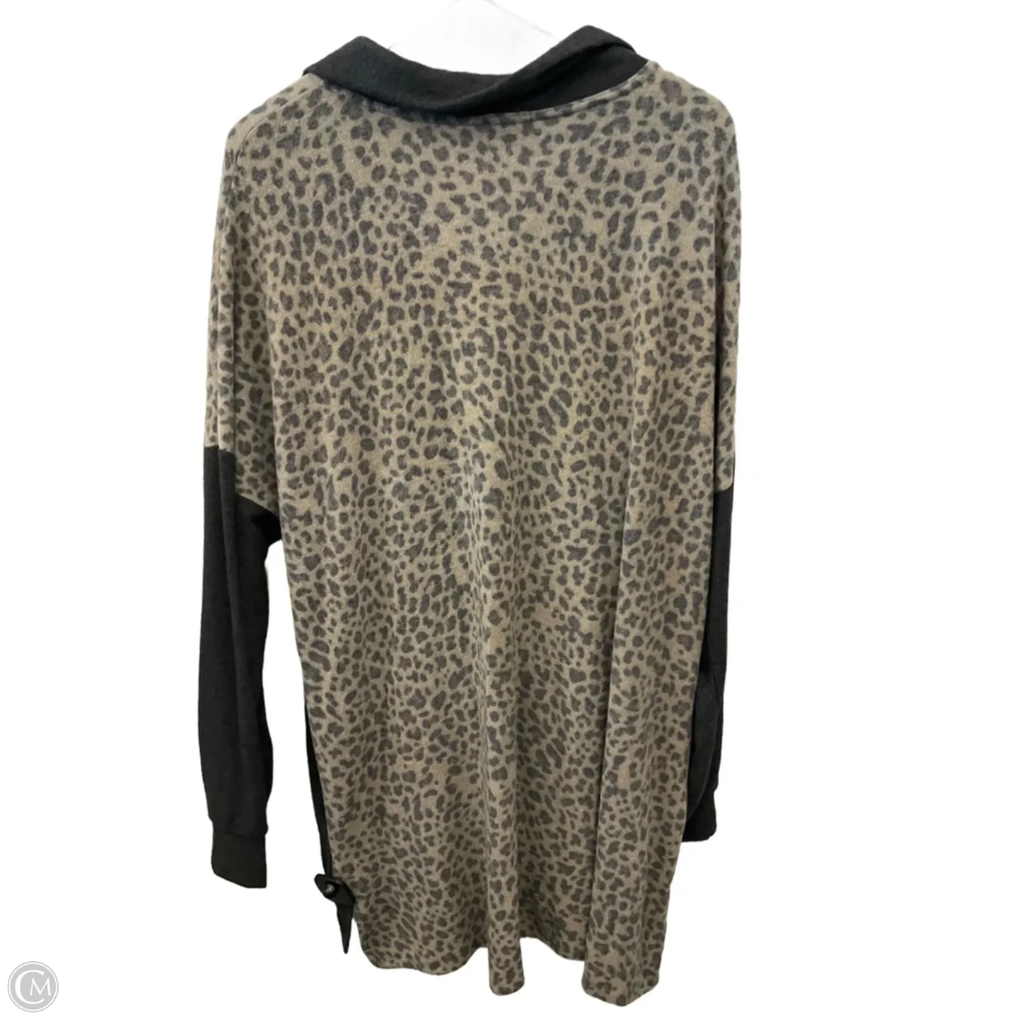 Top Long Sleeve By Lovely Melody In Grey, Size: 3x