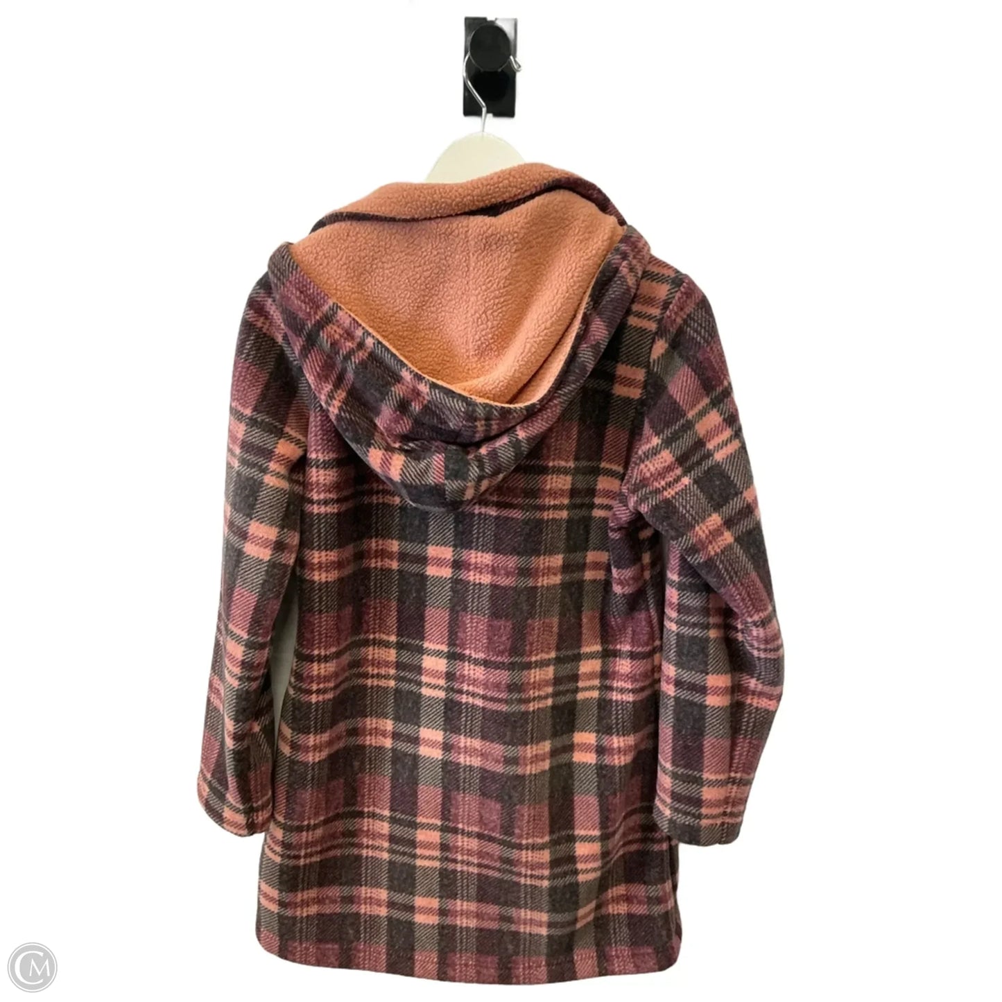 Coat Other By Denim And Co Qvc In Maroon, Size: Xs