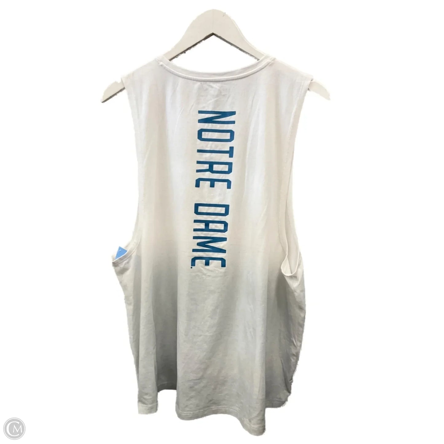 Athletic Top Short Sleeve By Under Armour In White, Size: 2x