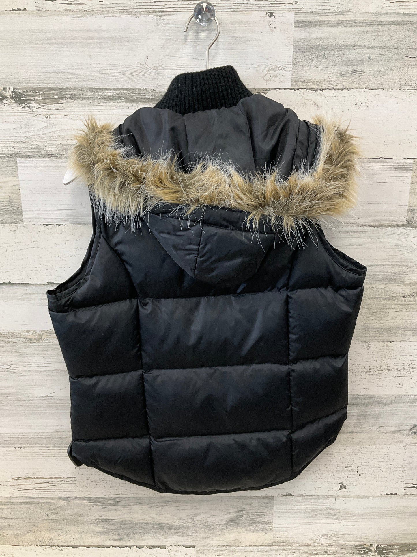 Vest Puffer & Quilted By Guess In Black, Size: L