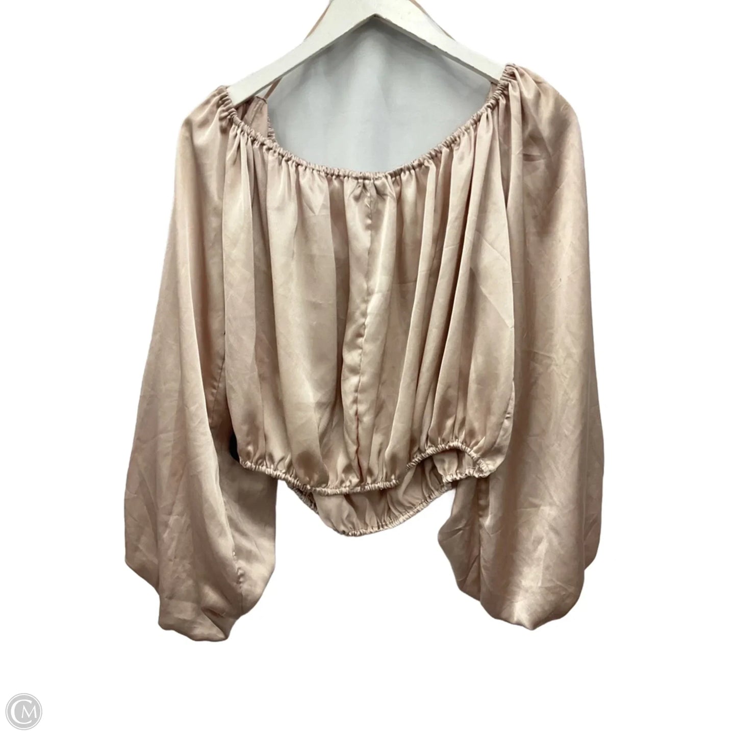Top Long Sleeve By Hyfve In Rose Gold, Size: L