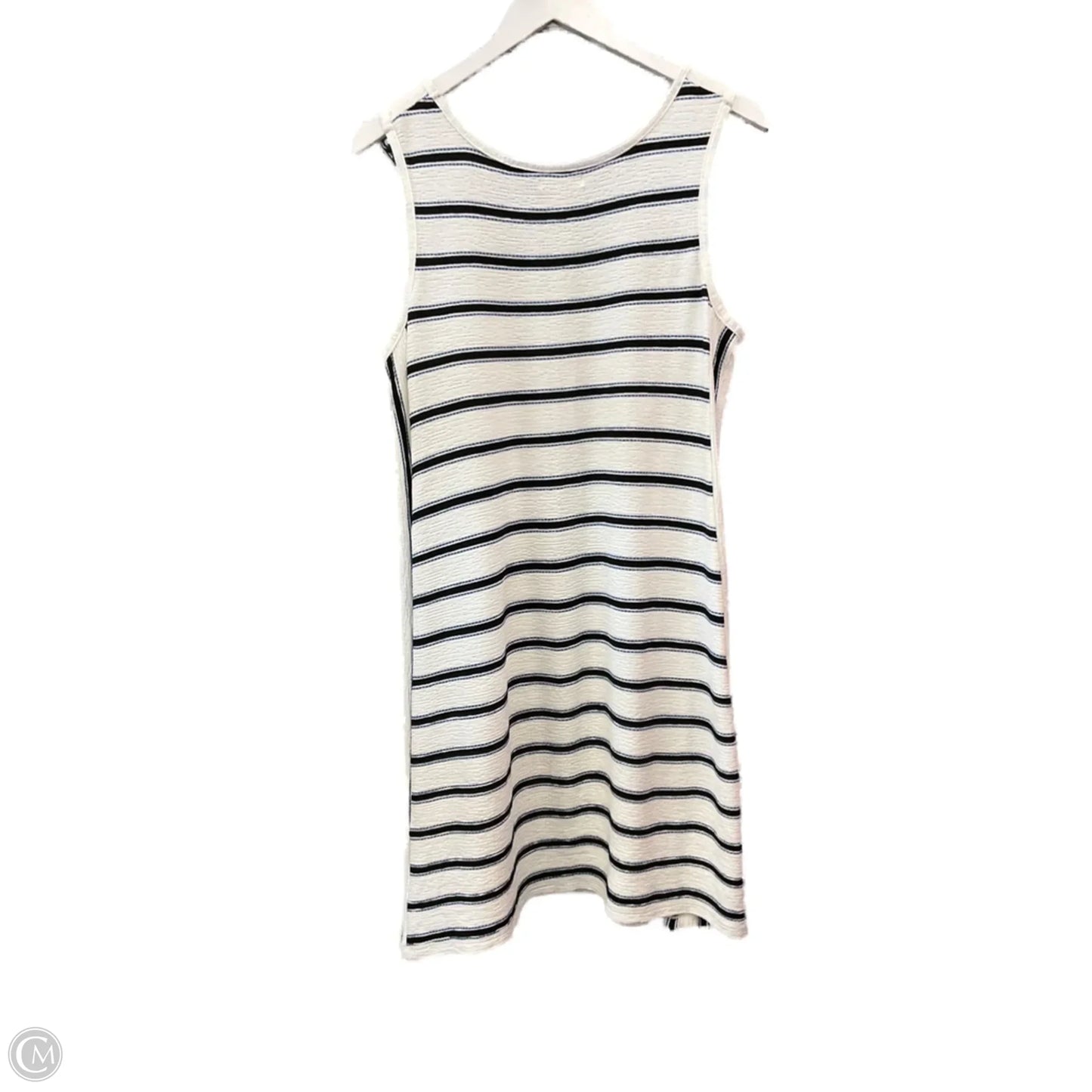 Dress Casual Midi By Max Studio In Blue & White, Size: M