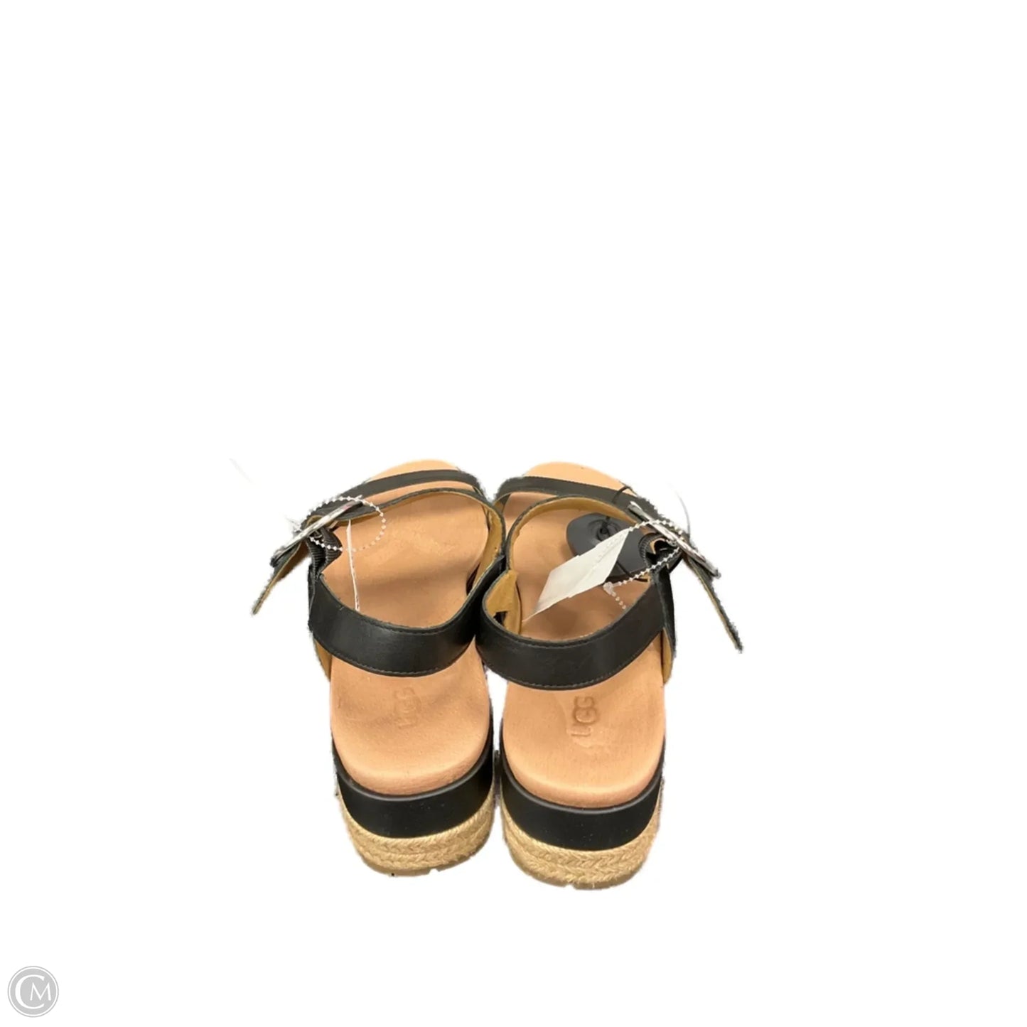 Sandals Designer By Ugg In Black, Size: 10