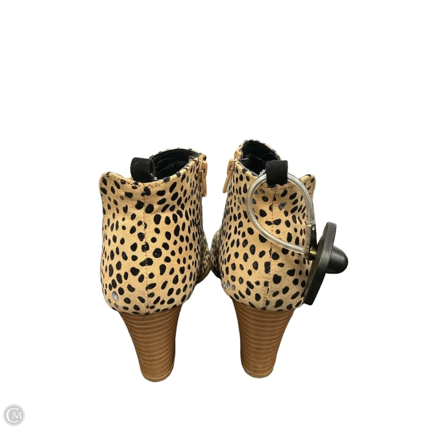 Boots Ankle Heels By Qupid In Tan, Size: 8