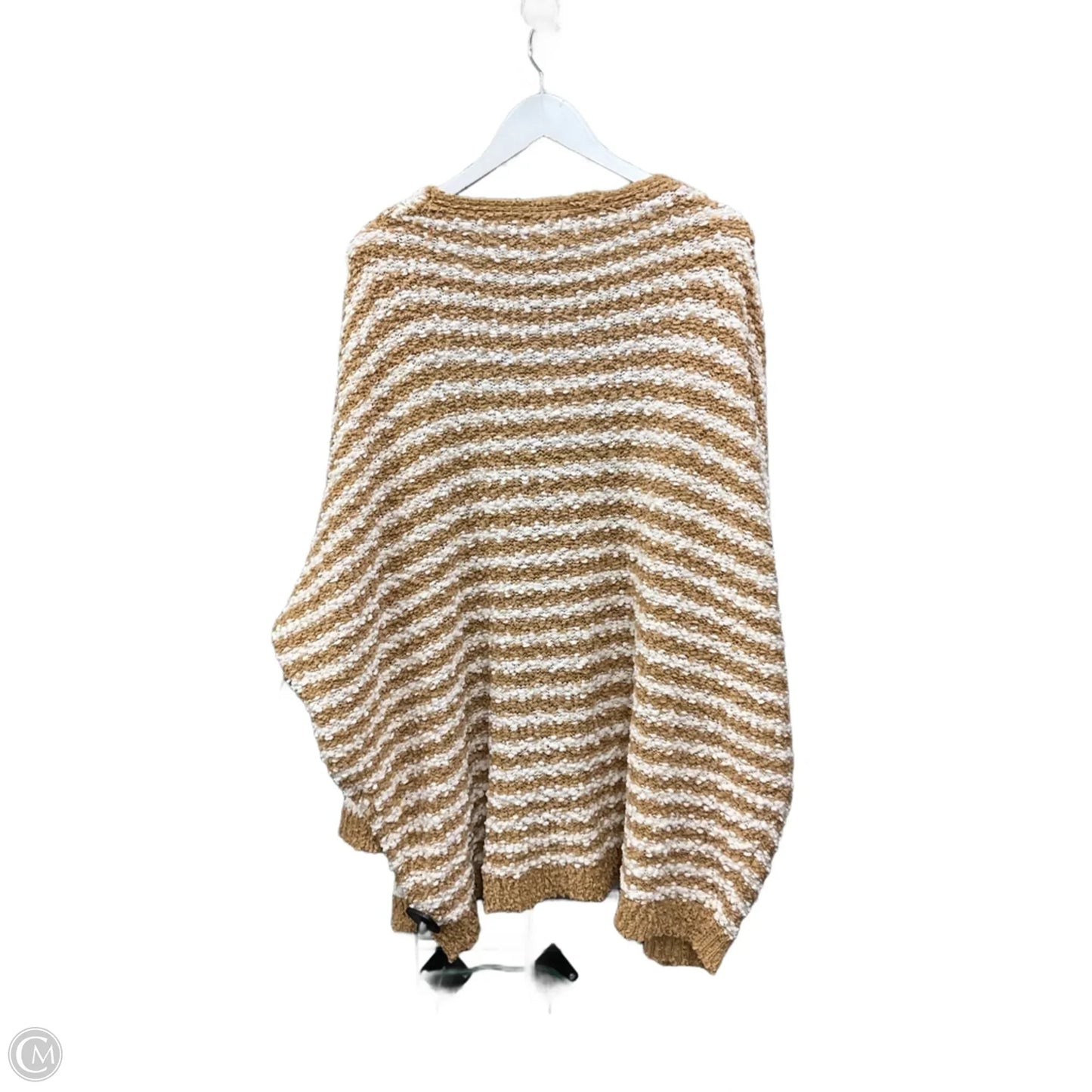 Sweater Cardigan By Umgee In Tan & White, Size: 2x