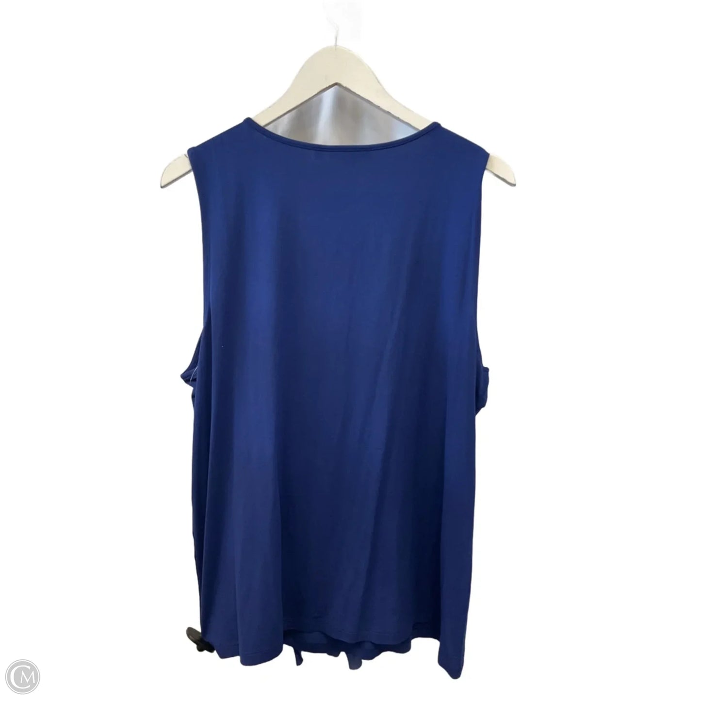 Top Sleeveless By Chicos In Blue, Size: Xl