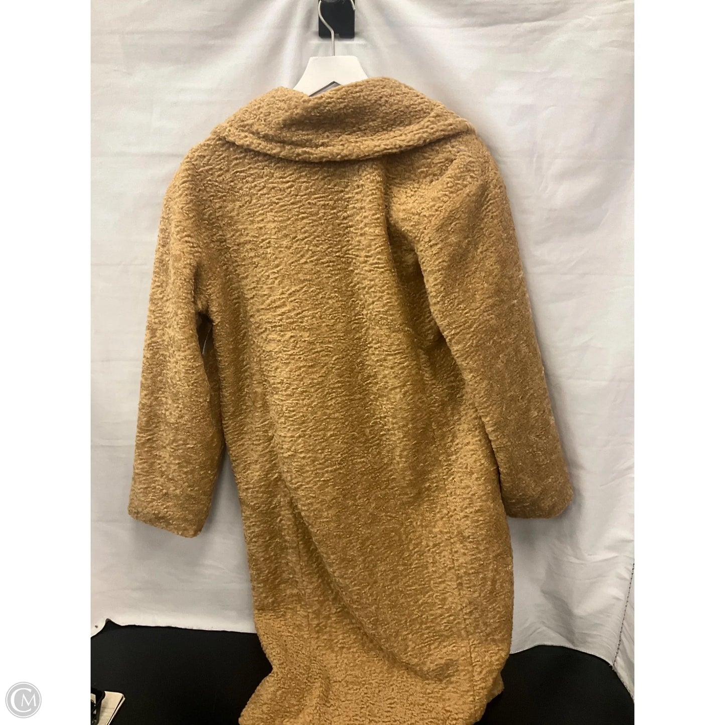 Coat Faux Fur & Sherpa By American Eagle In Tan, Size: S