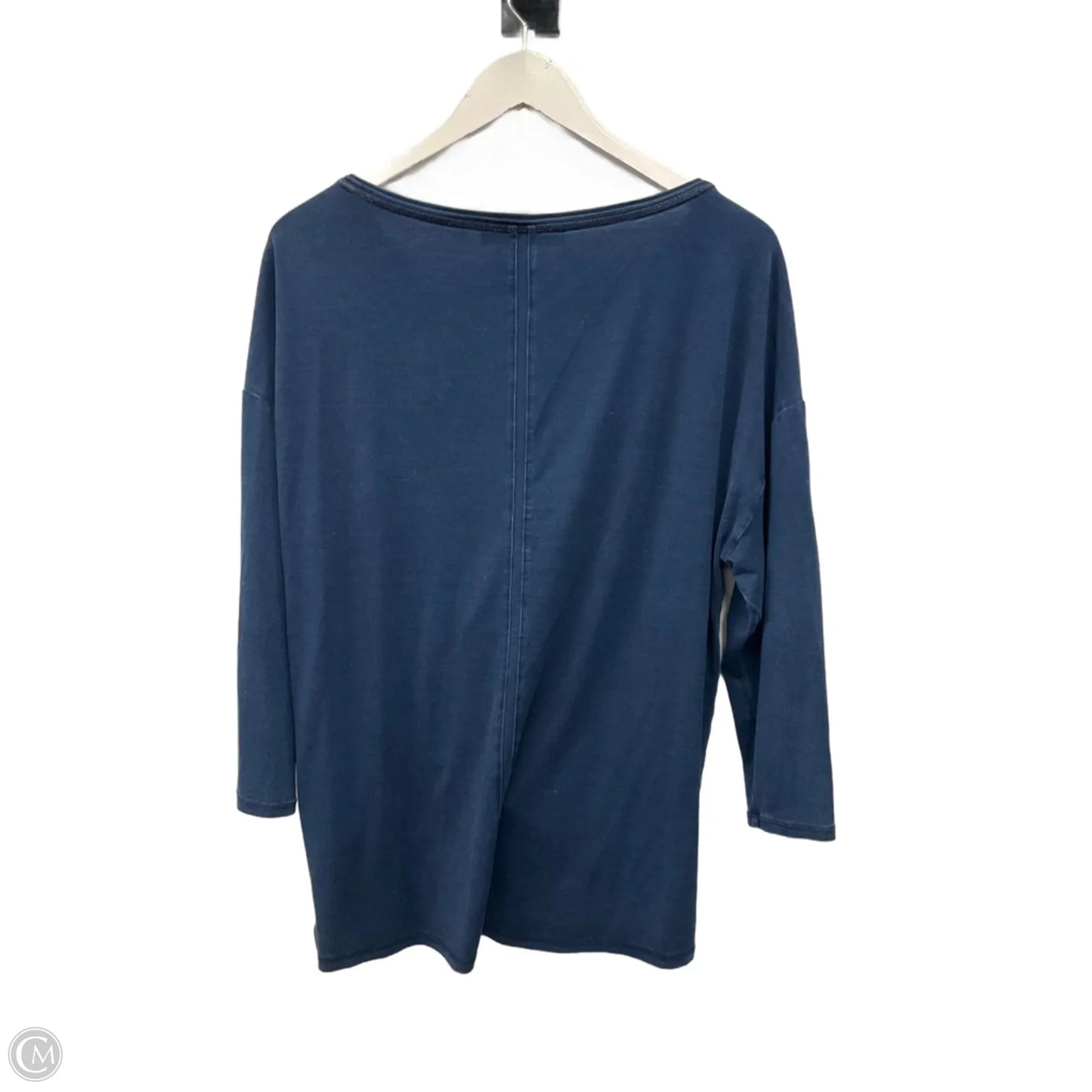 Top Long Sleeve By White House Black Market In Blue, Size: L