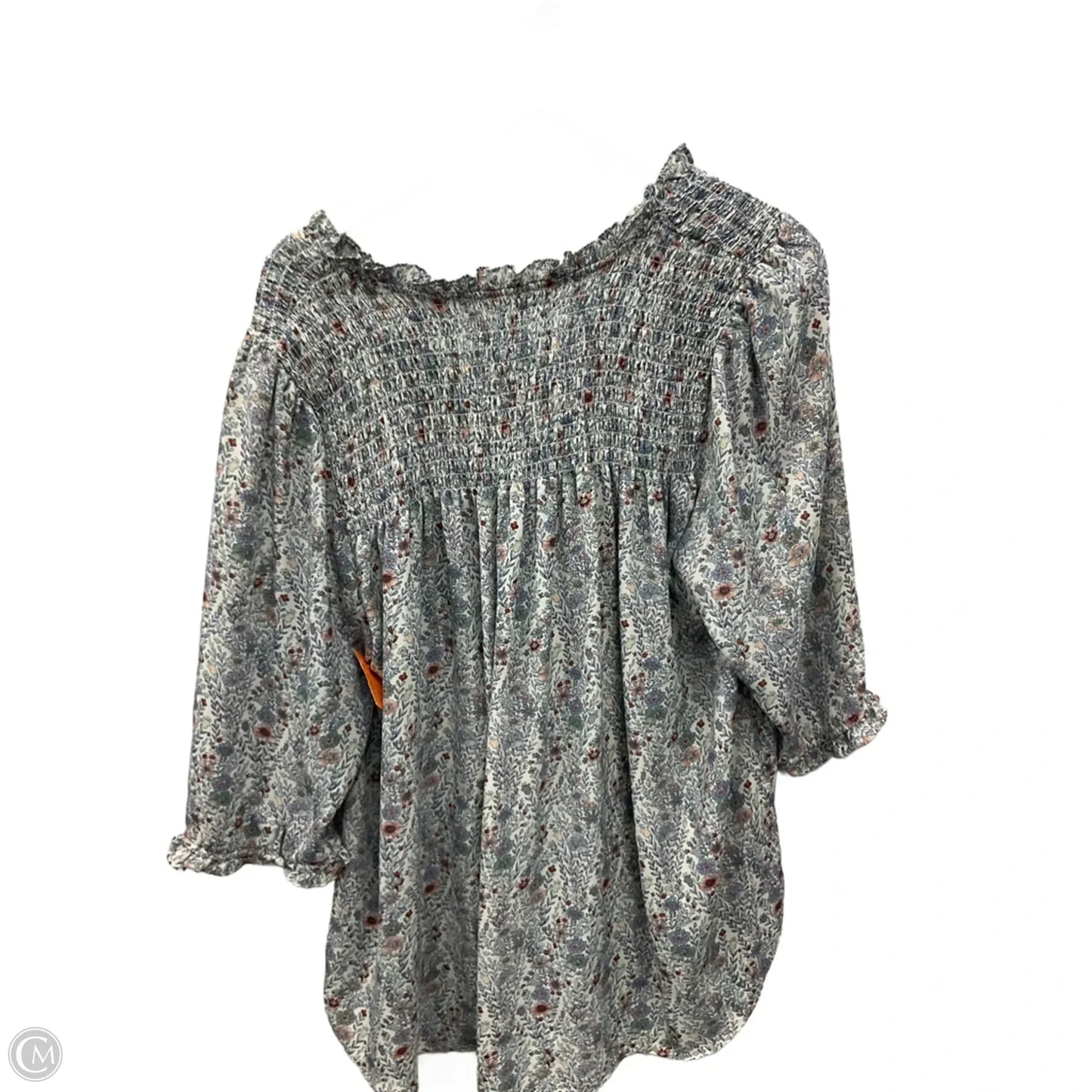 Top Long Sleeve By Rose And Olive In Blue, Size: 1x