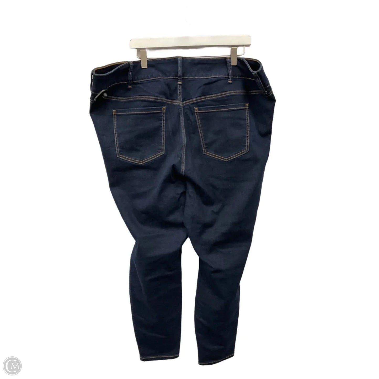 Jeans Straight By Torrid In Blue Denim, Size: 24