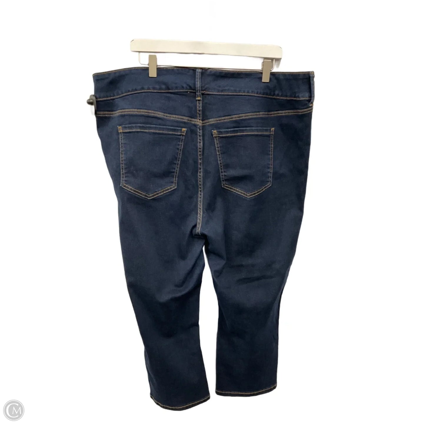 Jeans Cropped By Torrid In Blue Denim, Size: 22