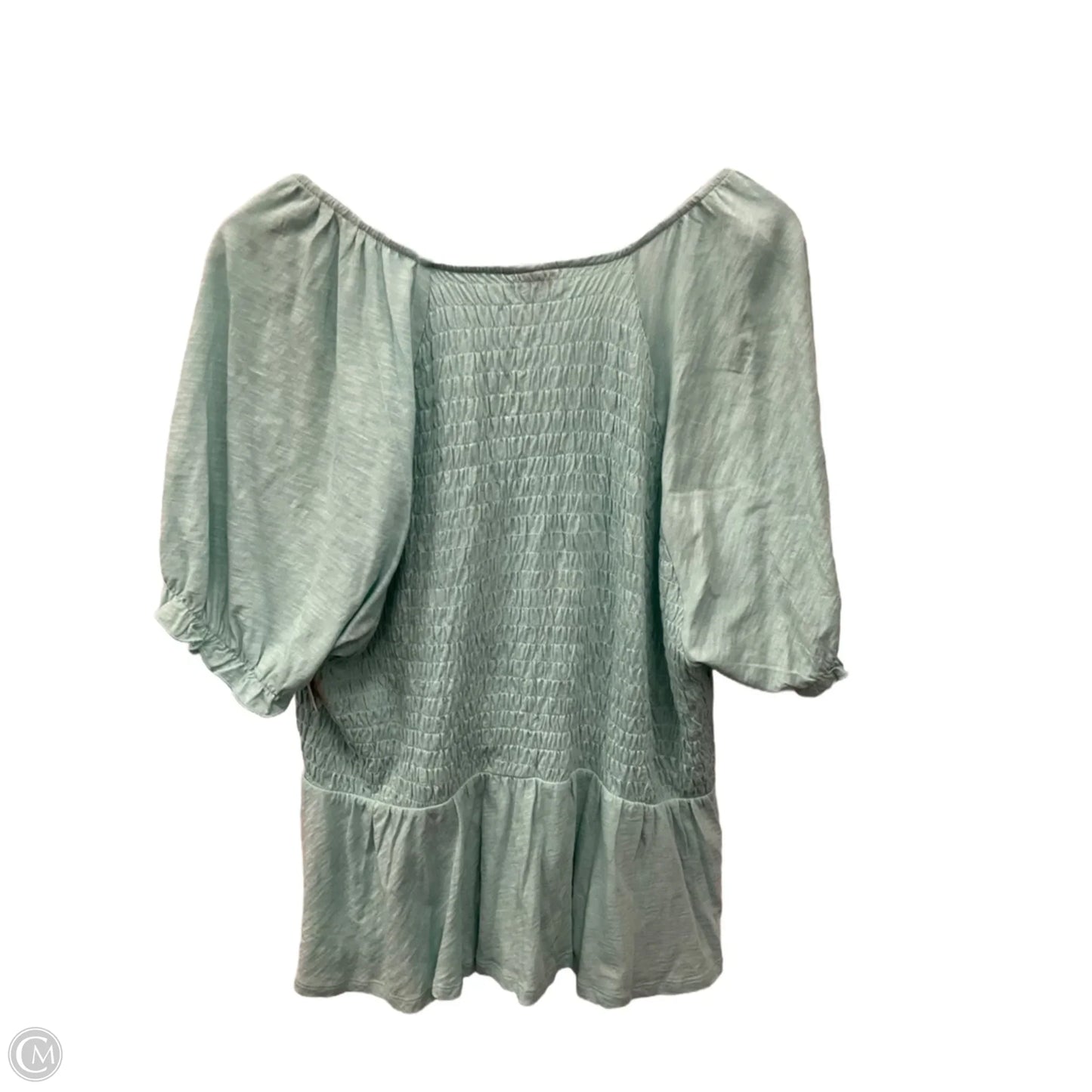 Top Short Sleeve By Torrid In Aqua, Size: 3x
