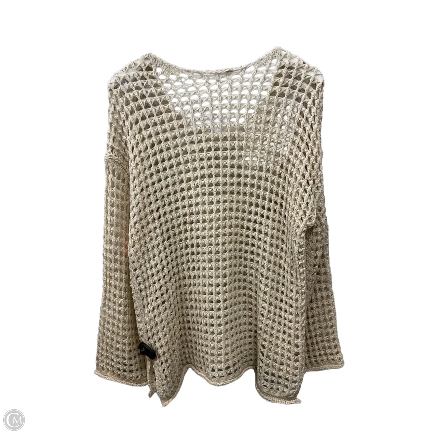 Sweater By Blu Pepper In Tan, Size: M