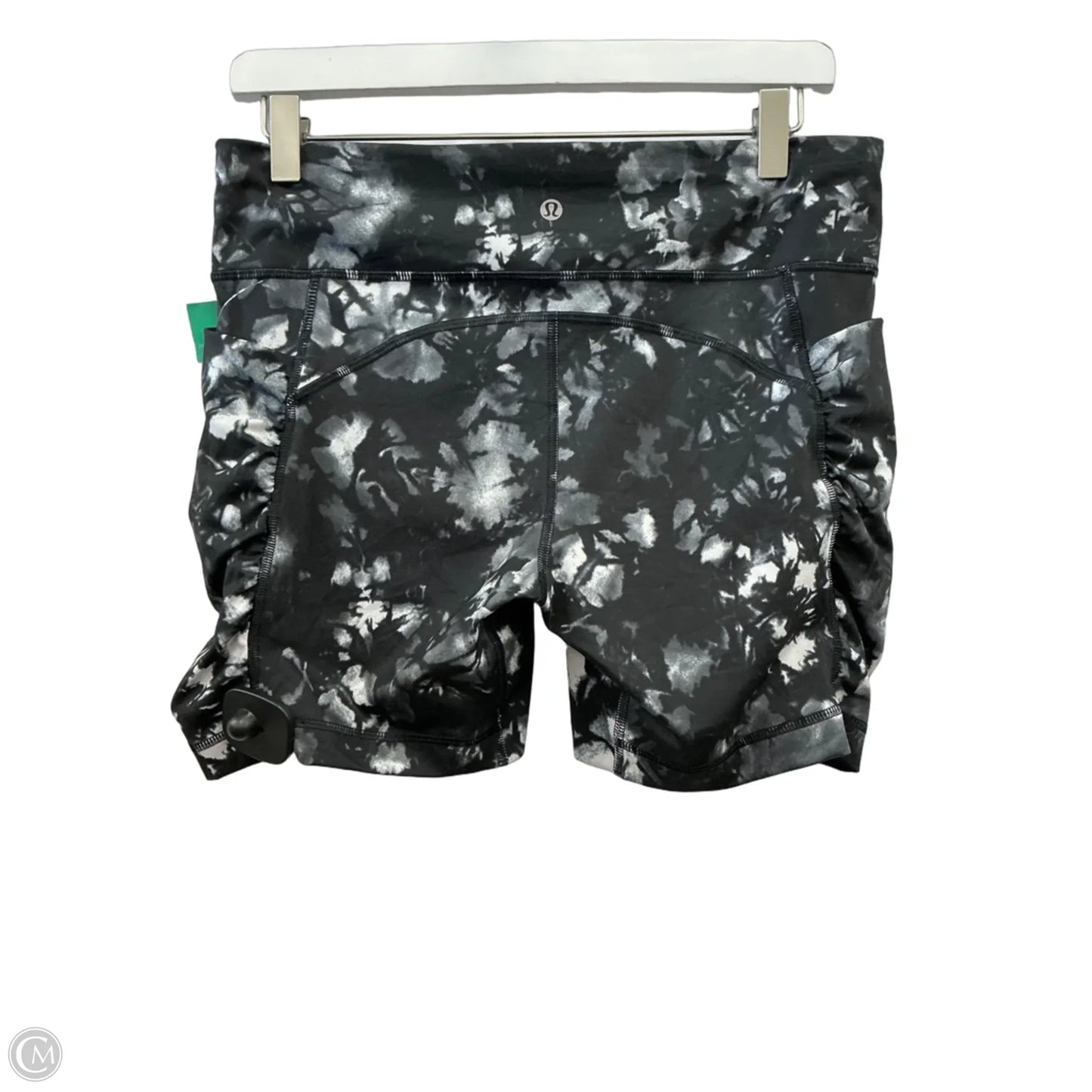 Athletic Shorts By Lululemon In Black & Grey, Size: 10