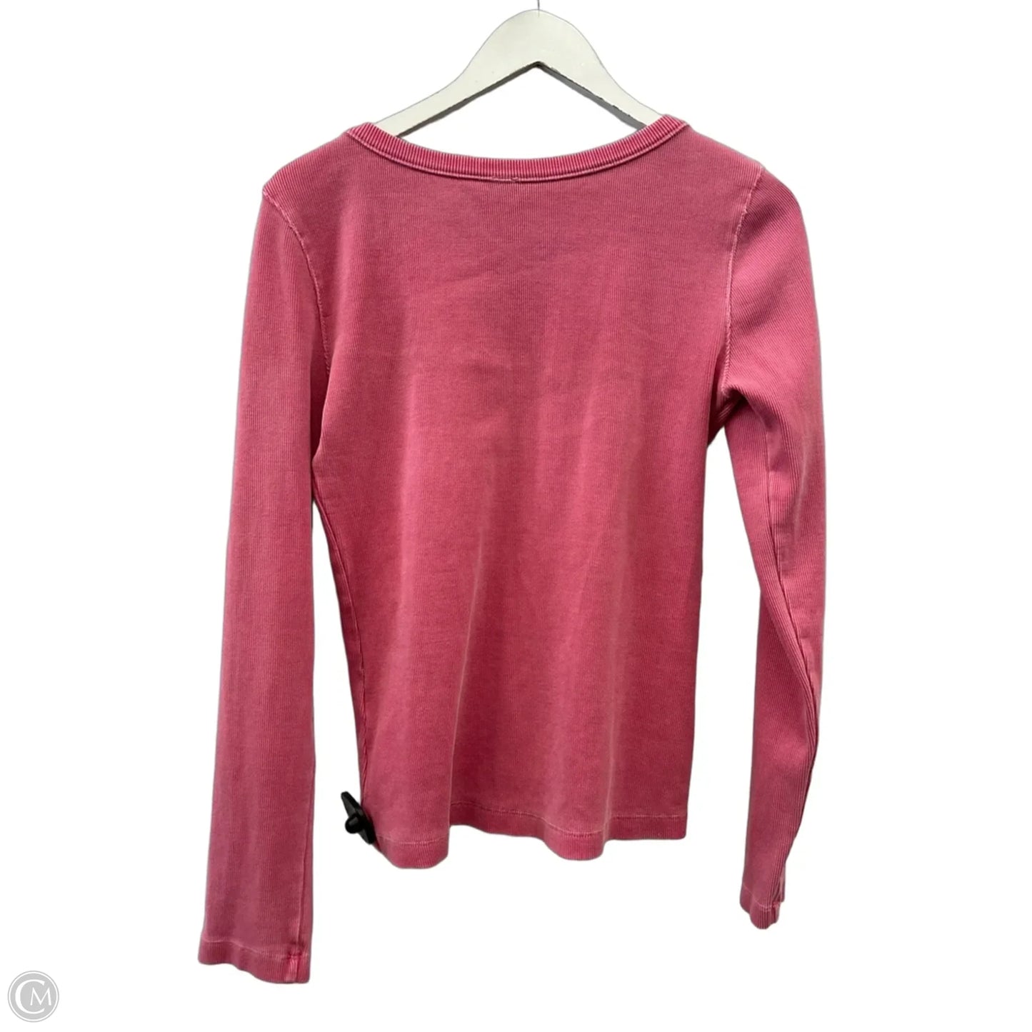Top Long Sleeve By Anthropologie In Pink, Size: L
