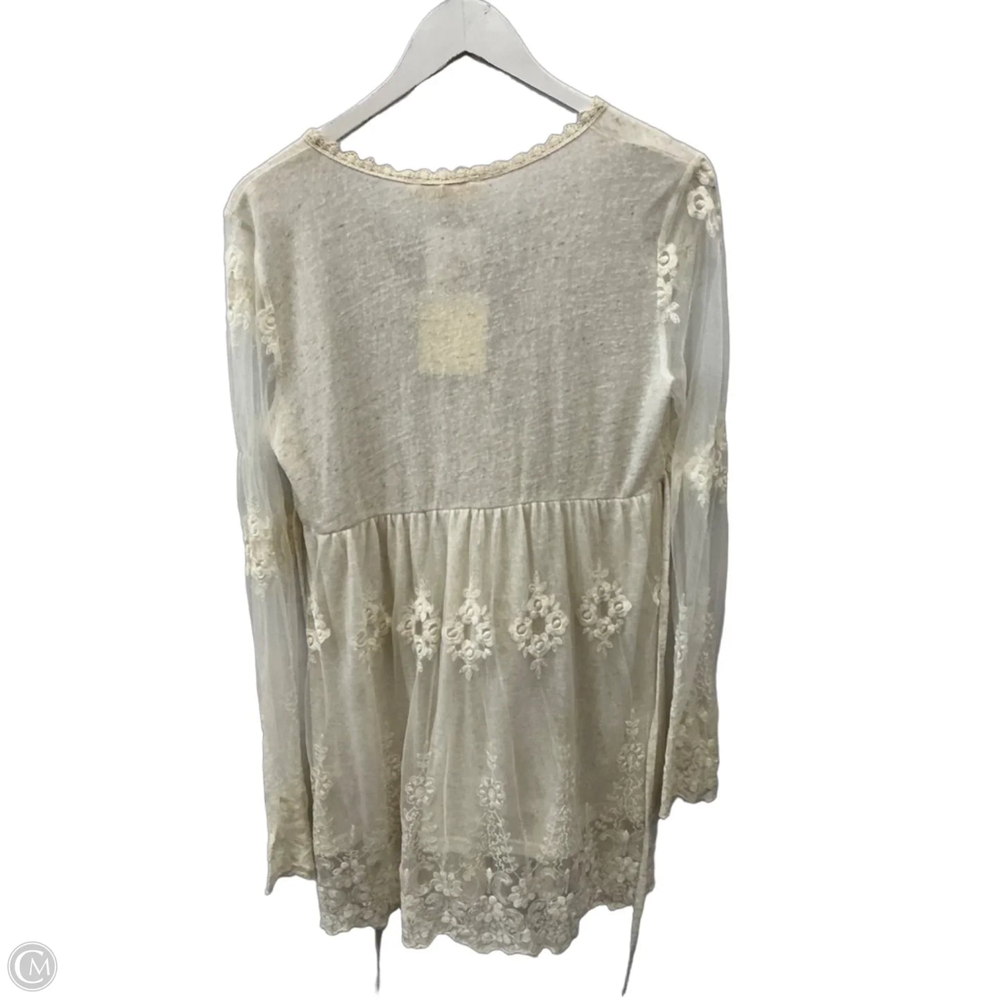 Cardigan By Areve In Cream, Size: L