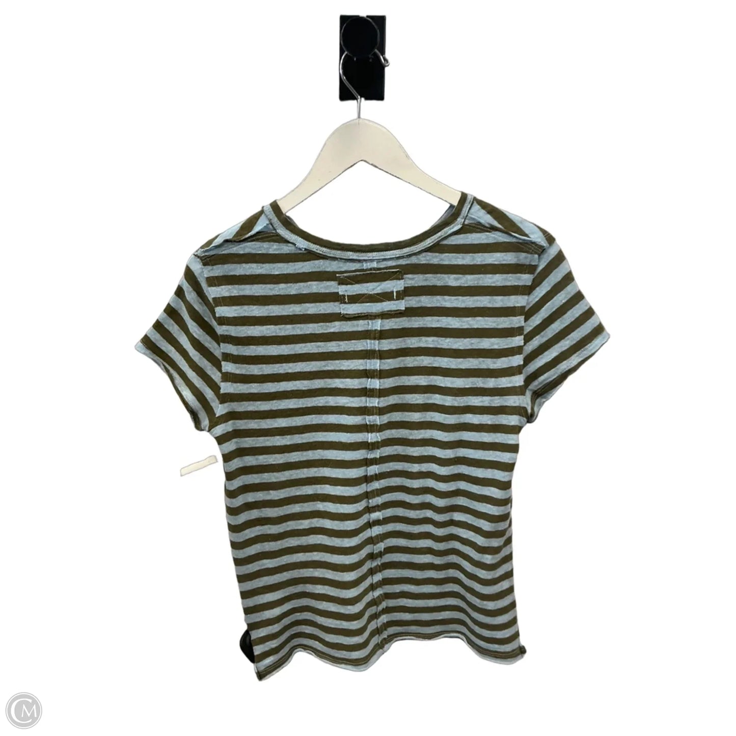 Top Short Sleeve By We The Free In Blue & Green, Size: M