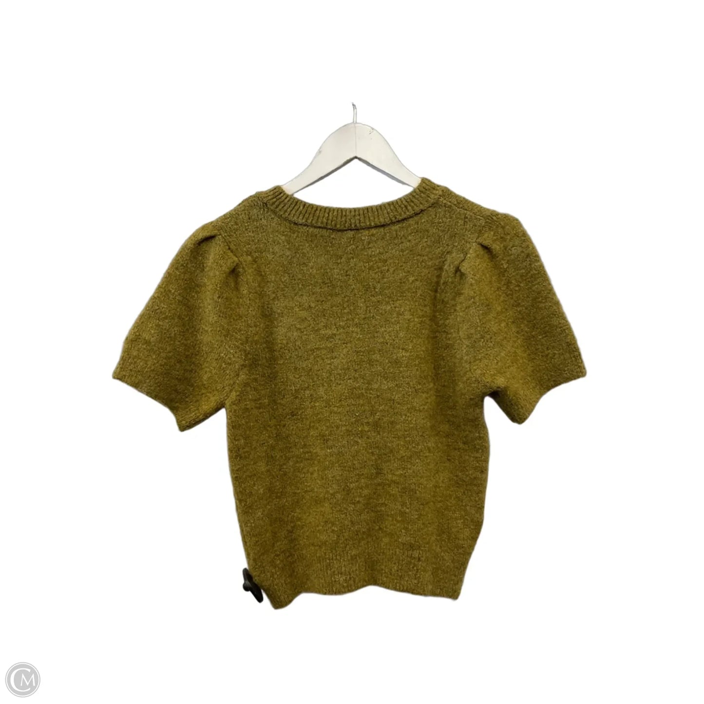 Sweater Short Sleeve By Mng In Green, Size: M