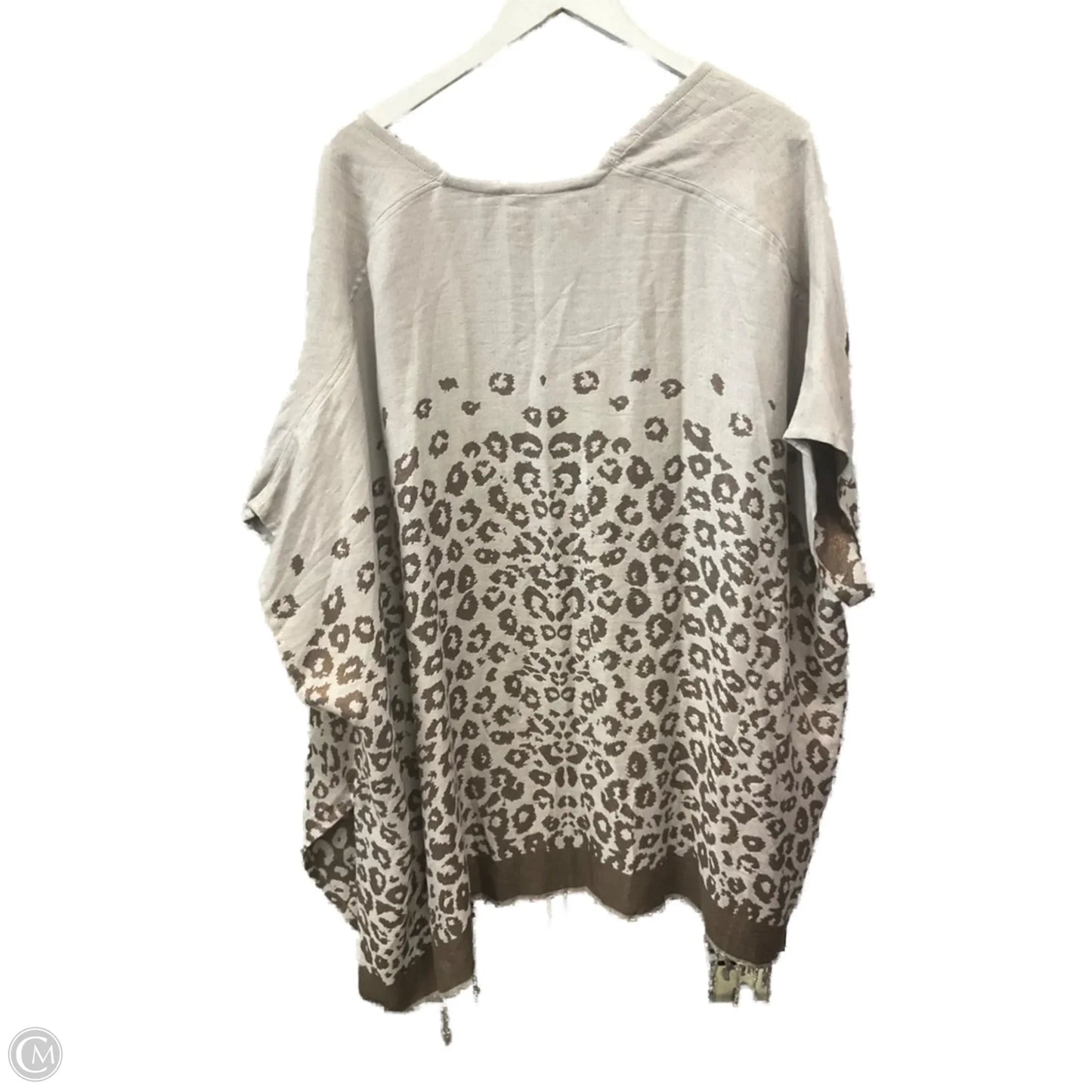 Shawl By Clothes Mentor In Animal Print, Size: Xs
