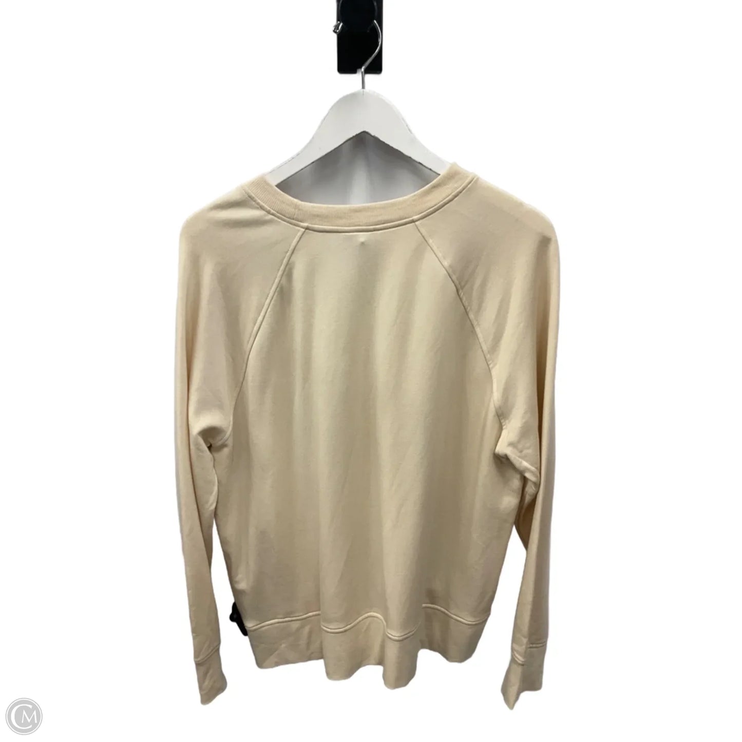 Top Long Sleeve By A New Day In Cream, Size: Xxl