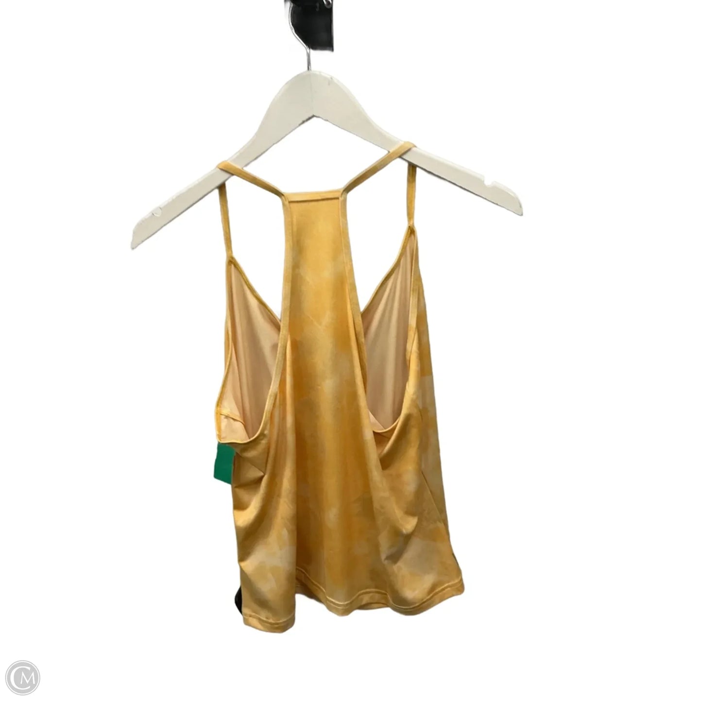 Top Sleeveless By Adidas In Yellow, Size: Xl