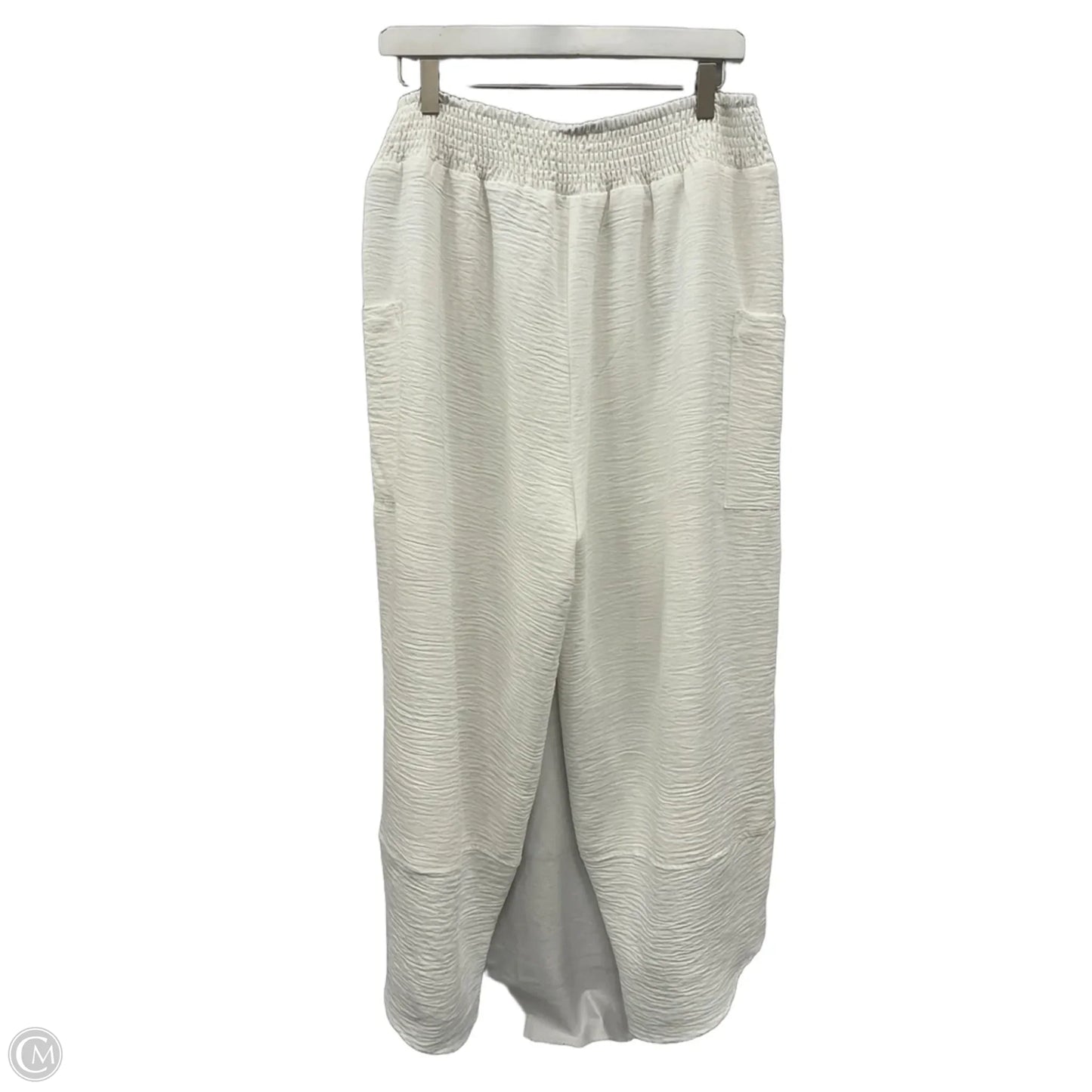 Pants Cropped By Clothes Mentor In White, Size: 14